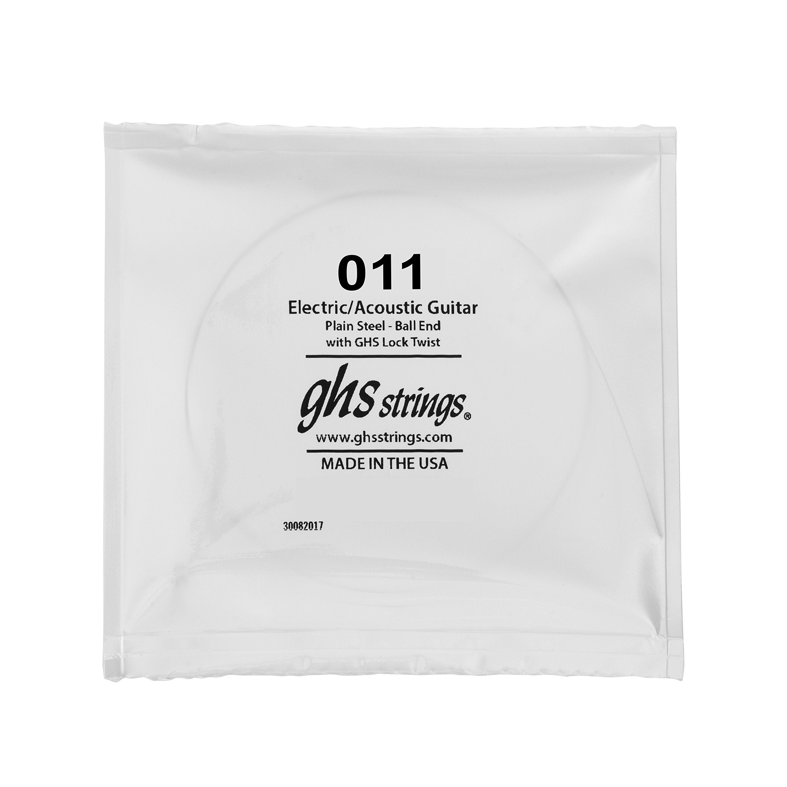 GHS Strings R+RM Nickel Rockers, Rollerwound Pure Nickel Electric Guitar Strings, Medium (.011-.050)