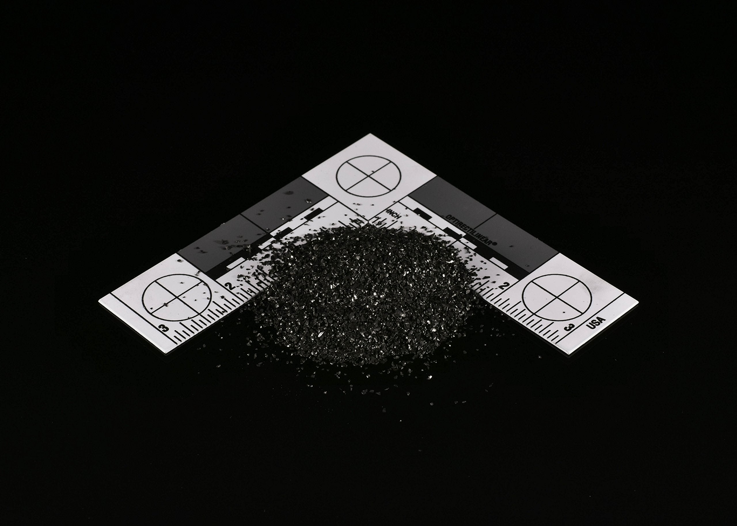 Jet; Pure & Natural: by World of Wood- Crushed Inlay Stone Perfect for Wood Inlay, Jewelry, Art, and More (Medium Consistency) (