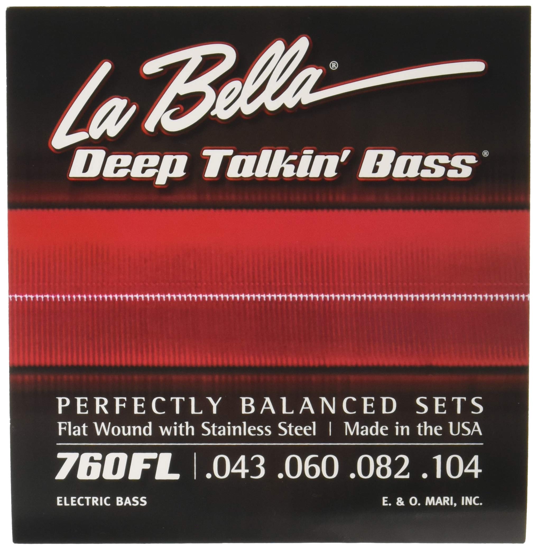 La Bella 760Fl Deep Talkin Bass Flats - Light 43-104