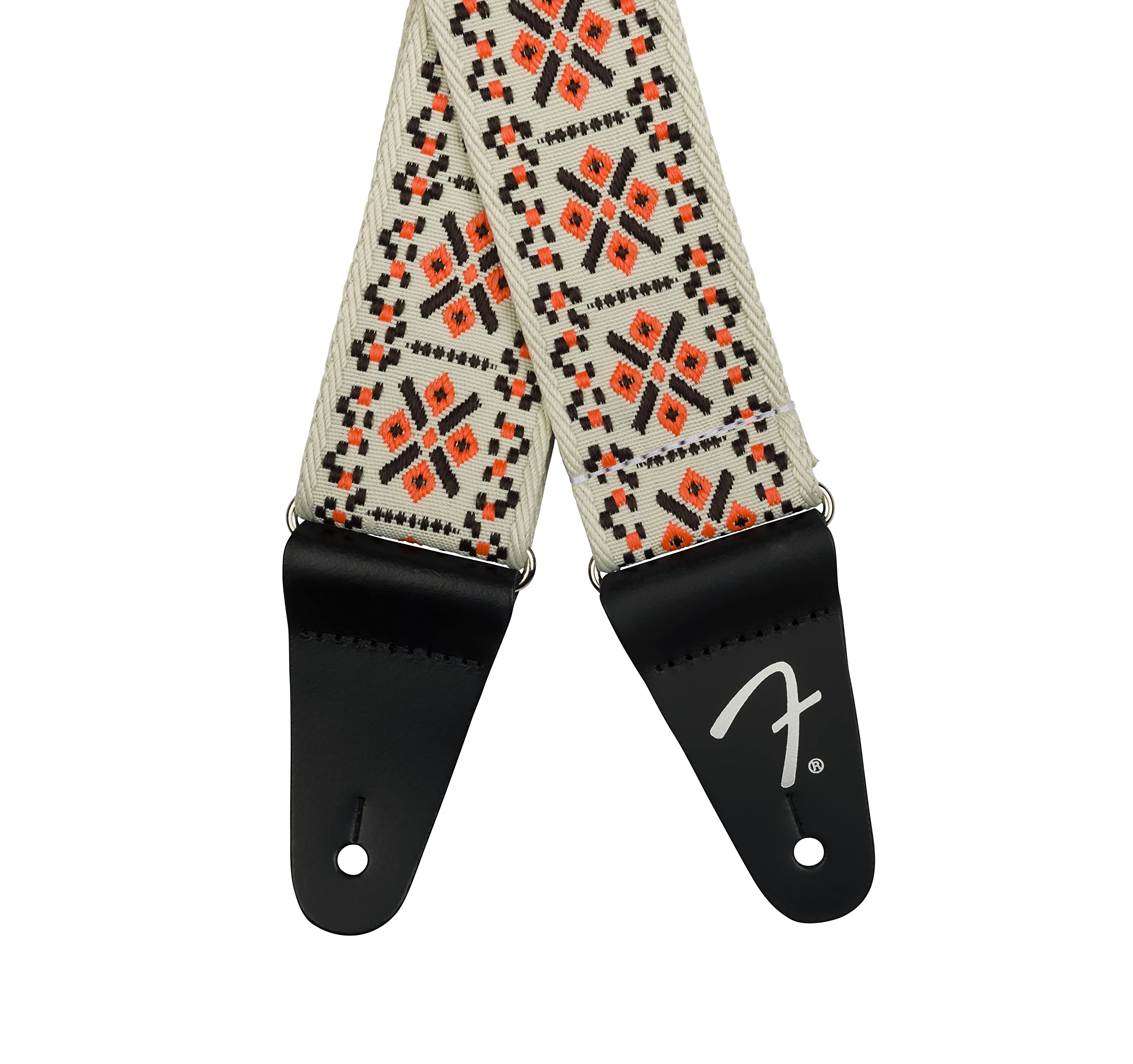 Fender Pasadena Woven Strap, 2in, Lattice Orange