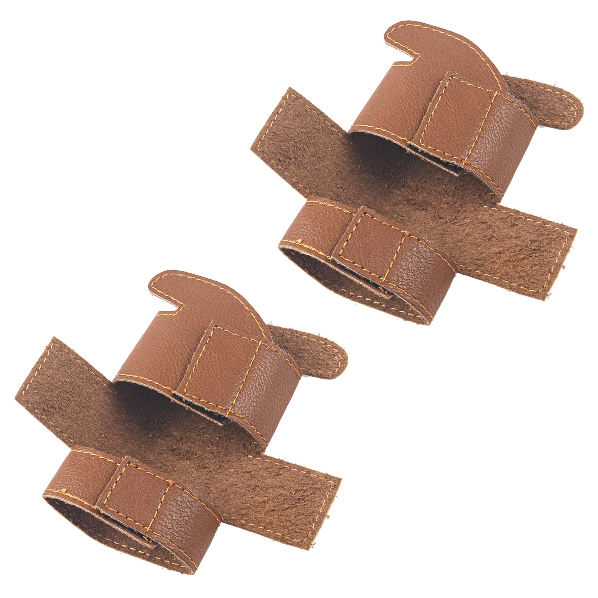 2Pcs Yootones Trumpet Leather Valve Guard,Trumpet Protective Cover Case Compatible with Trumpet Parts Accessories (Brown)