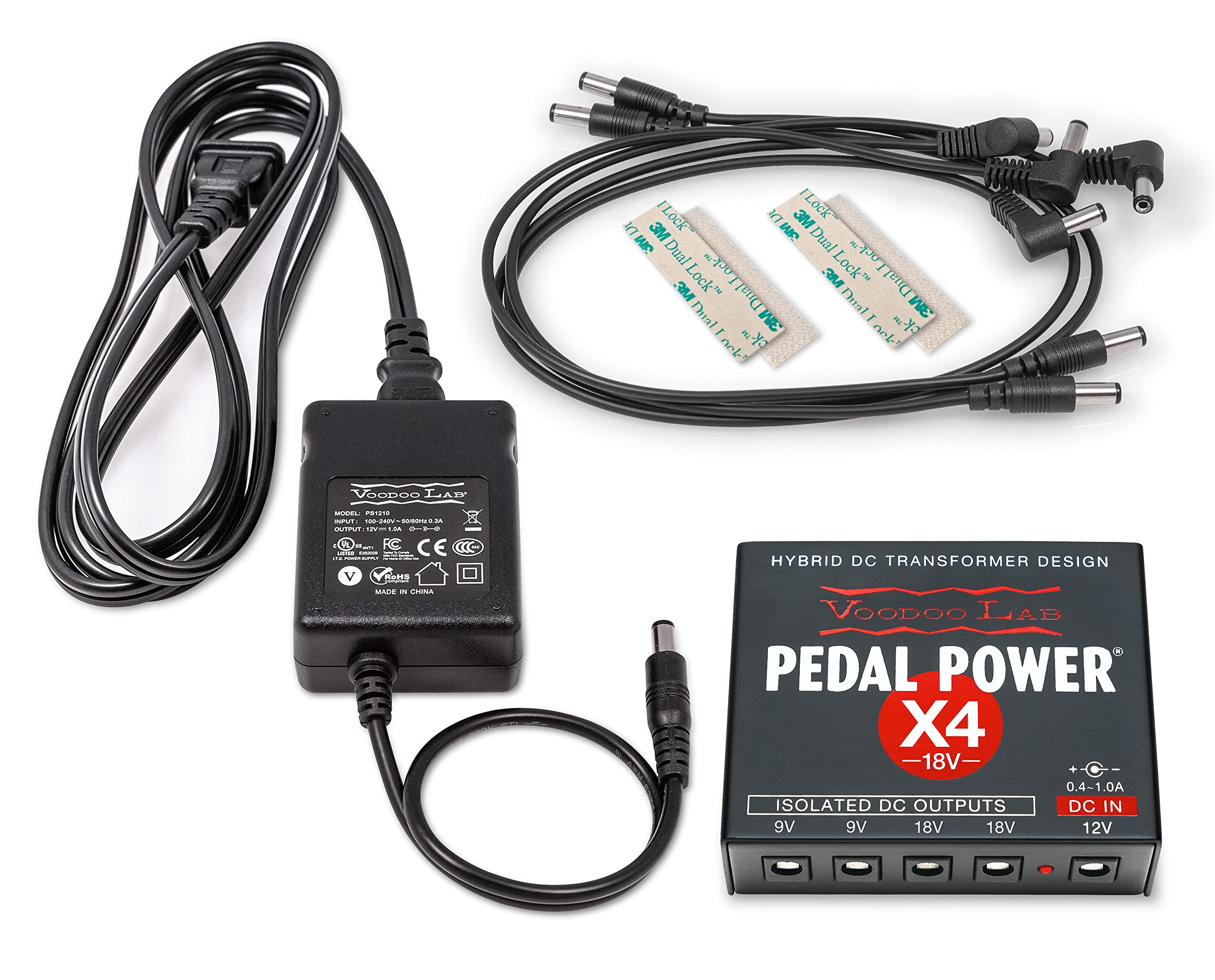 Voodoo Lab Pedal X4 18-Volt Isolated Power Supply (Ppx4-18V)