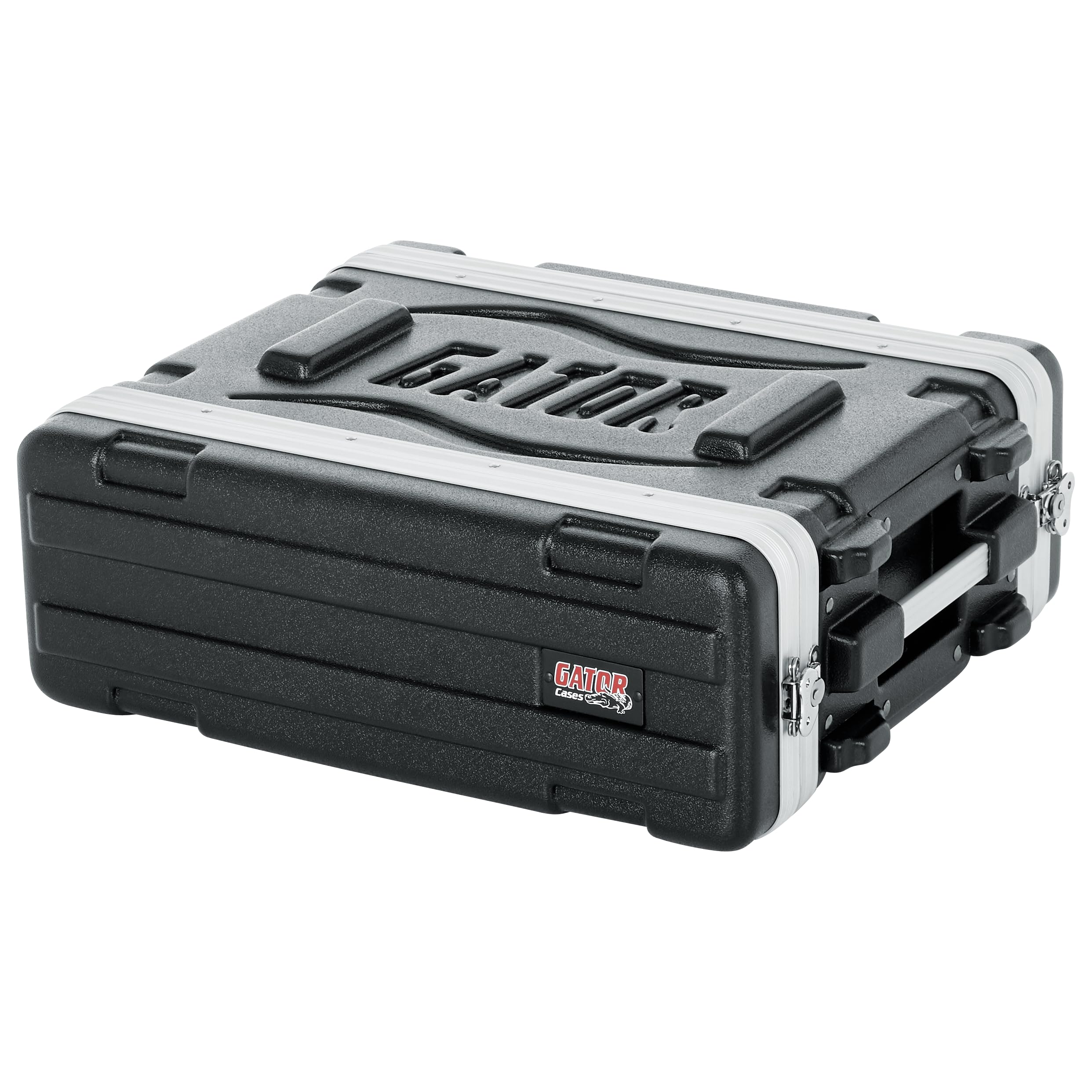 Gator Cases Lightweight Molded 3U Rack Case with Heavy Duty Latches, Shallow 14.25 Depth (GR-3S)