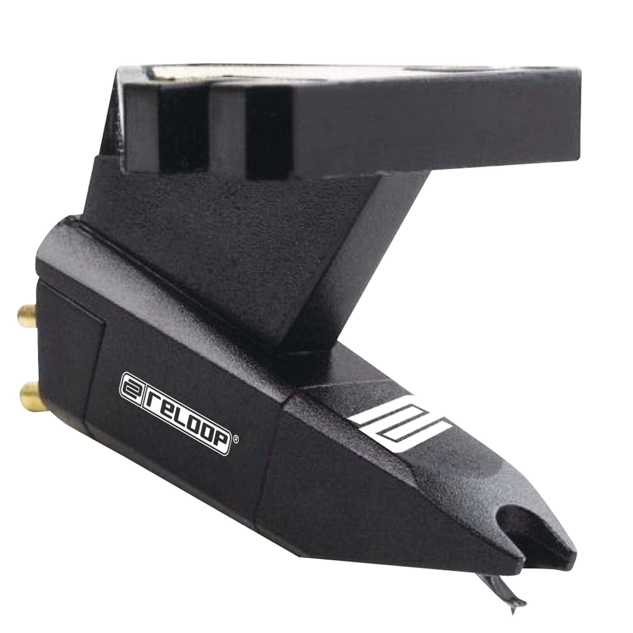 Reloop OM-BLACK Turntable Stylus Cartridge with Headshell Mounting