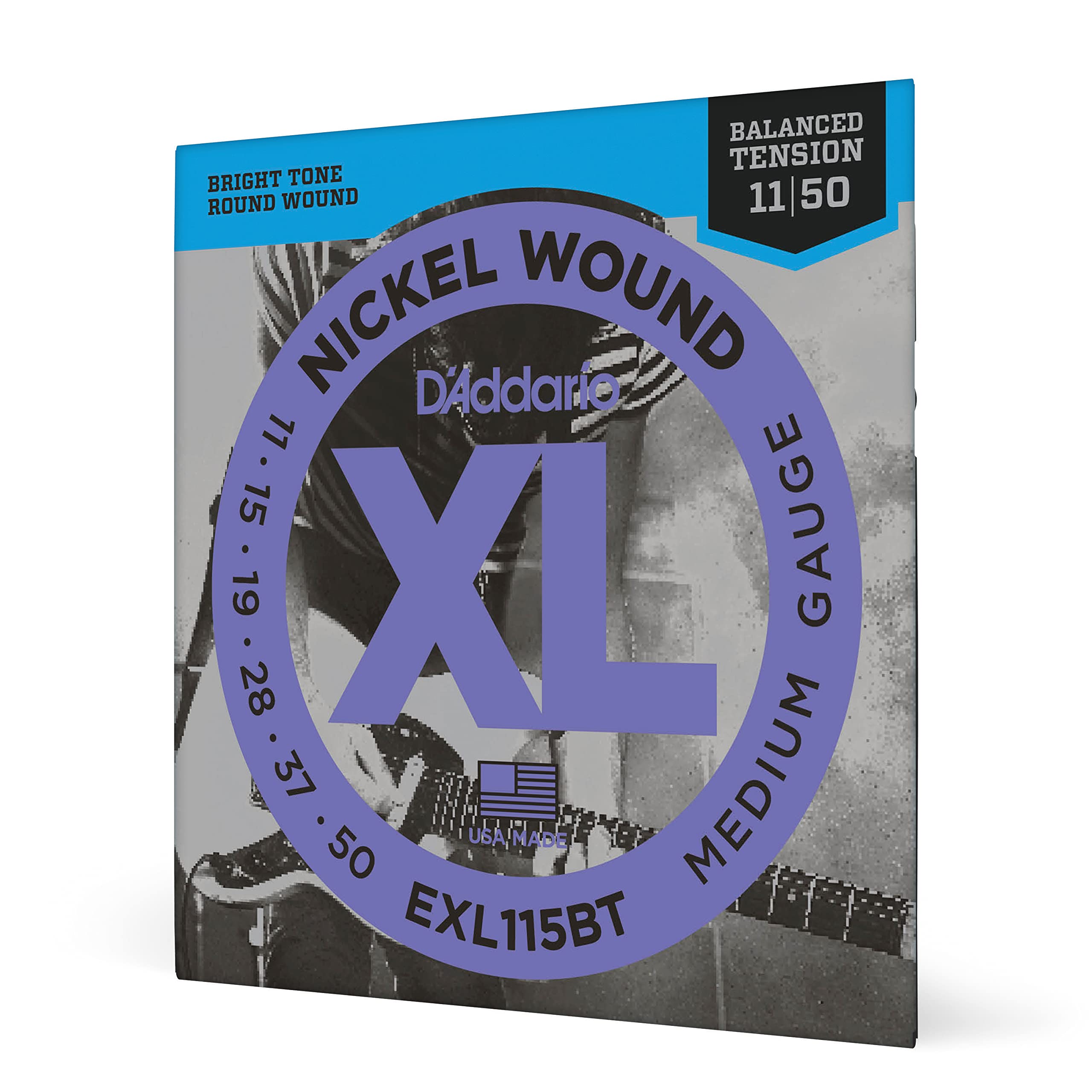 Daddario Guitar Strings - Xl Nickel Electric Guitar Strings - Exl115Bt - Perfect Intonation, Consistent Feel, Reliable Durabilit
