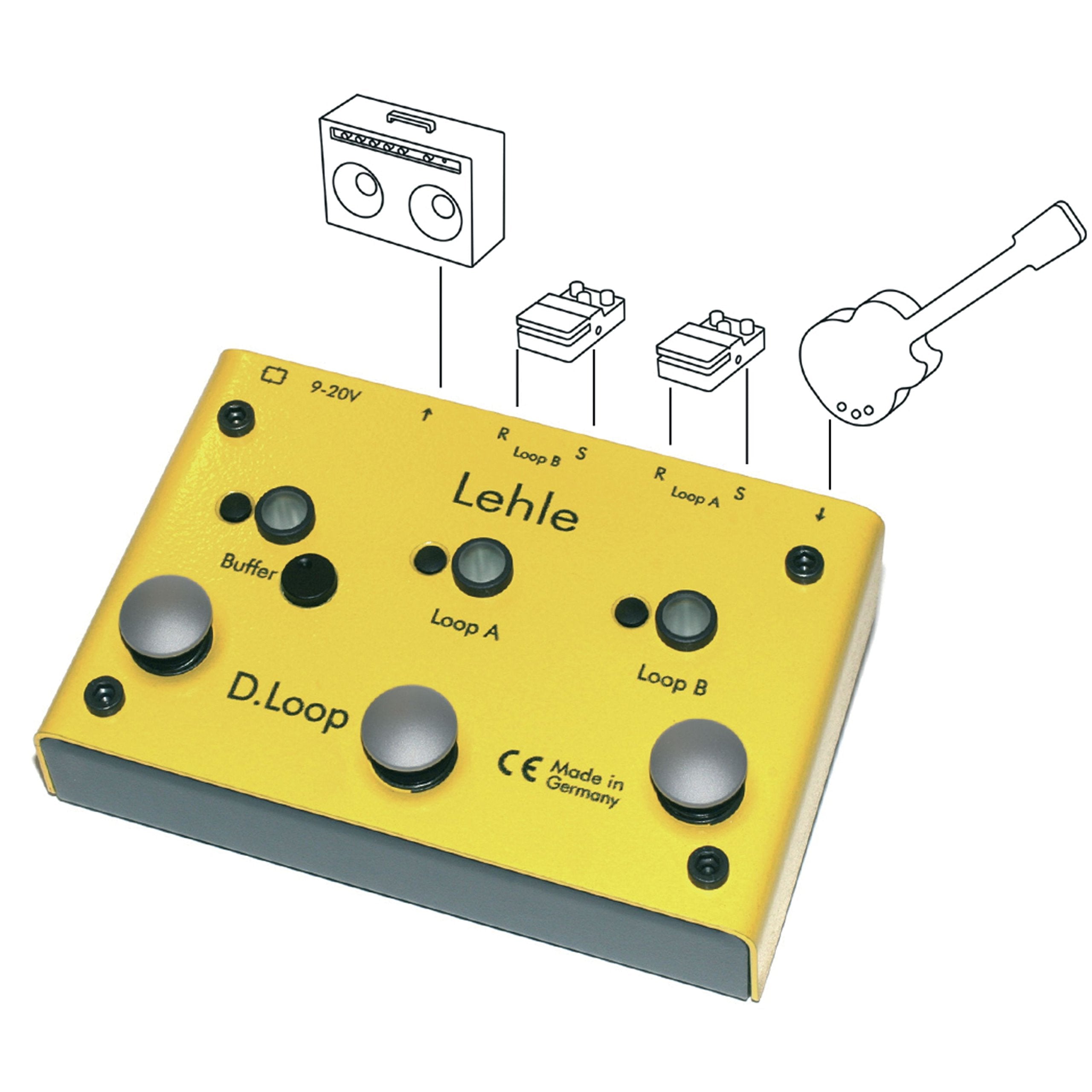 Lehle D-Loop Stereo Effects Looper/Switcher