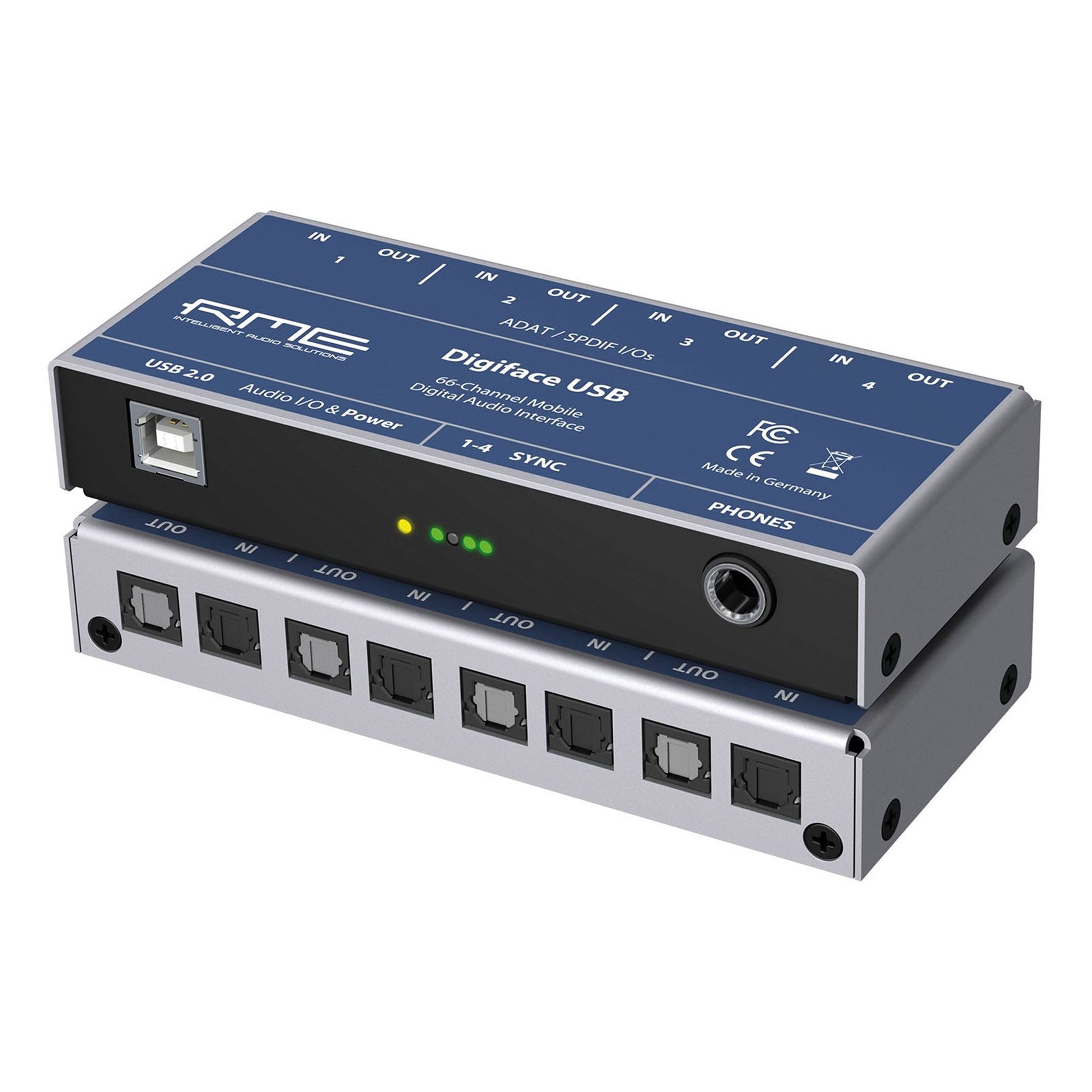 RME Digiface USB USB Digital Audio Interface with 4 Optical Inputs/Outputs and Bus Power, 32-in/32-out, 24-bit/192kHz