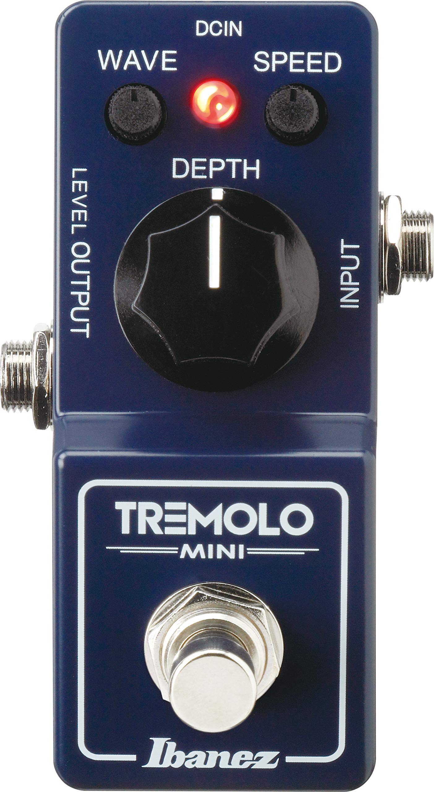 Ibanez Trmini Mini Tremolo Effect Pedal, Blue