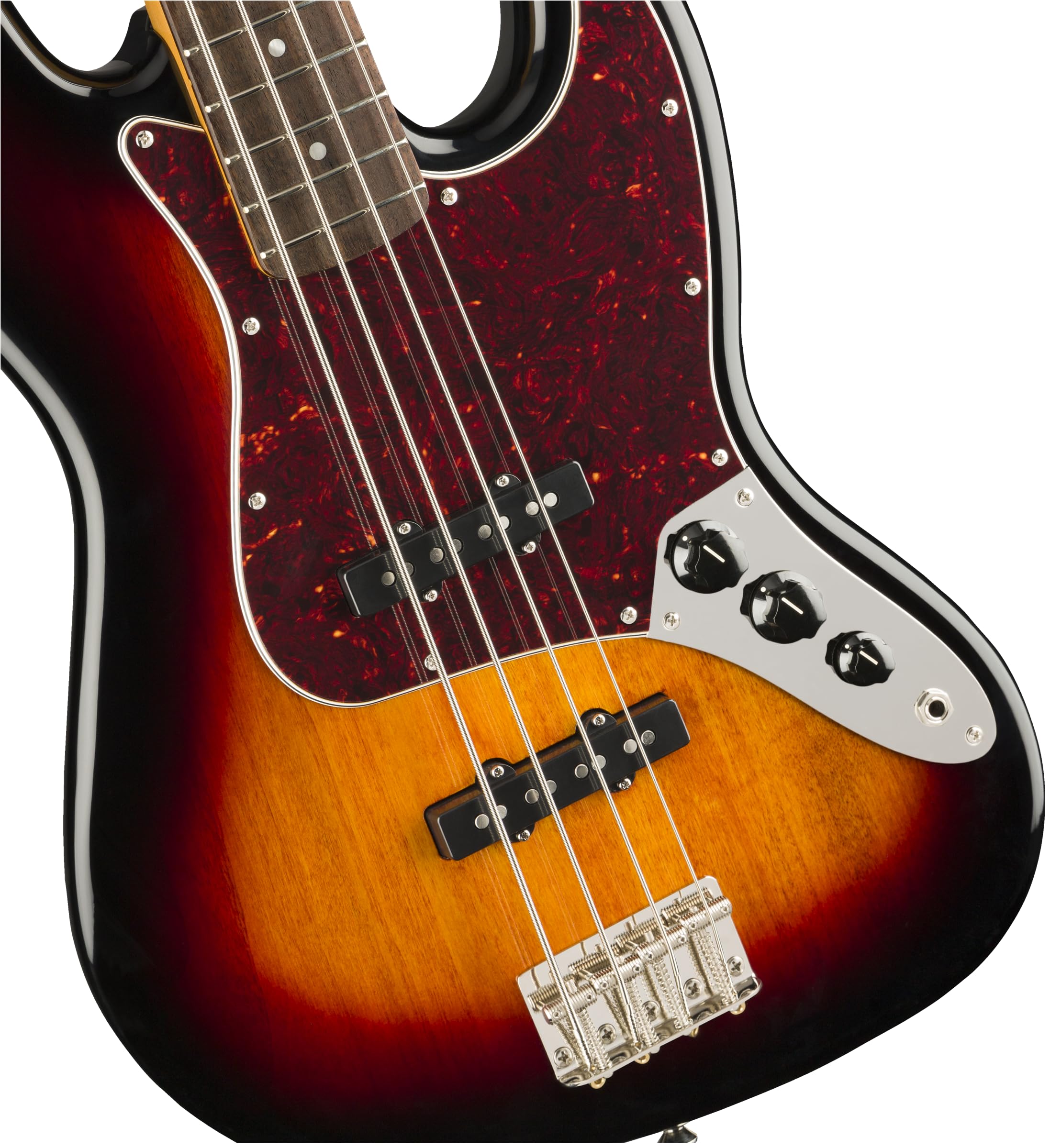 Squier Classic Vibe 60s Jazz Bass, 3-Color Sunburst, Laurel Fingerboard