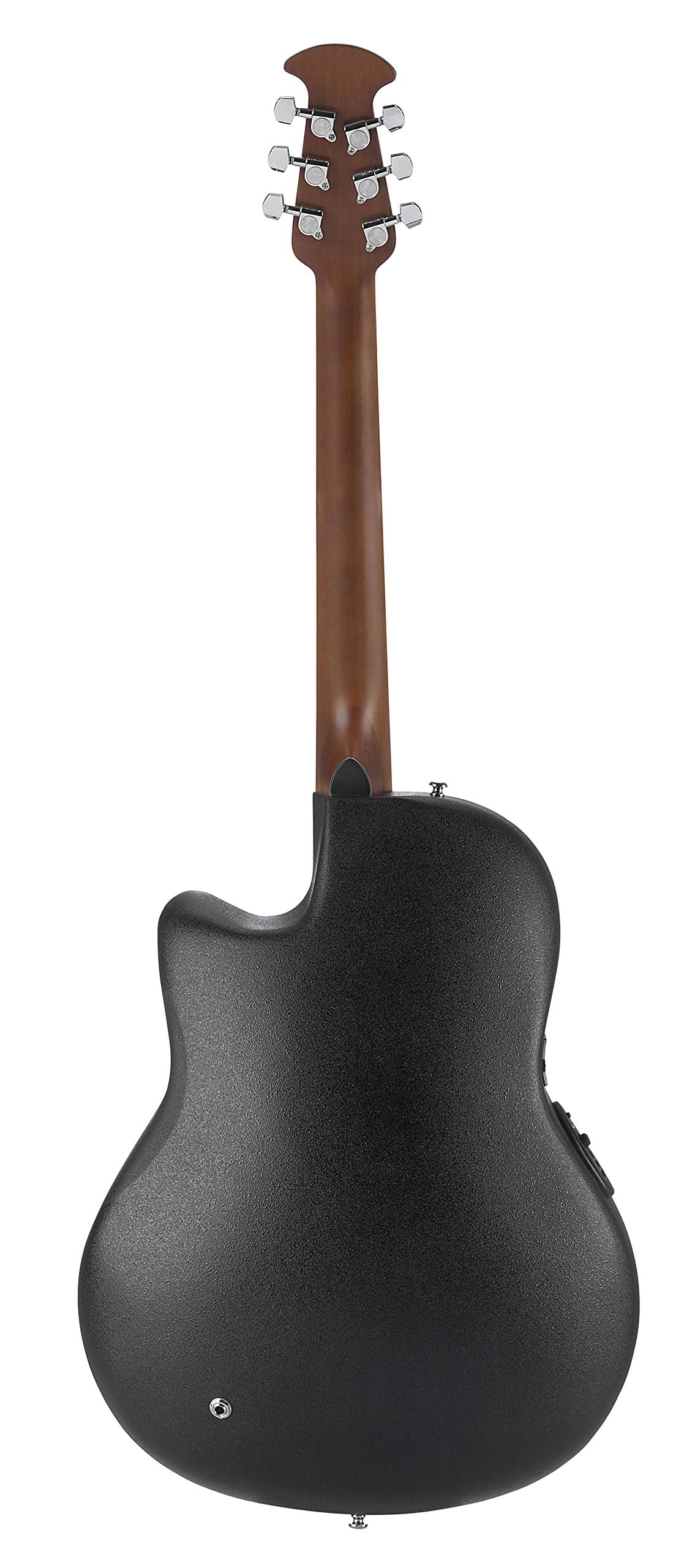 Ovation 6 String Acoustic-Electric Guitar, Right Handed, Trans Black Flame Maple (CS24P-TBBY)
