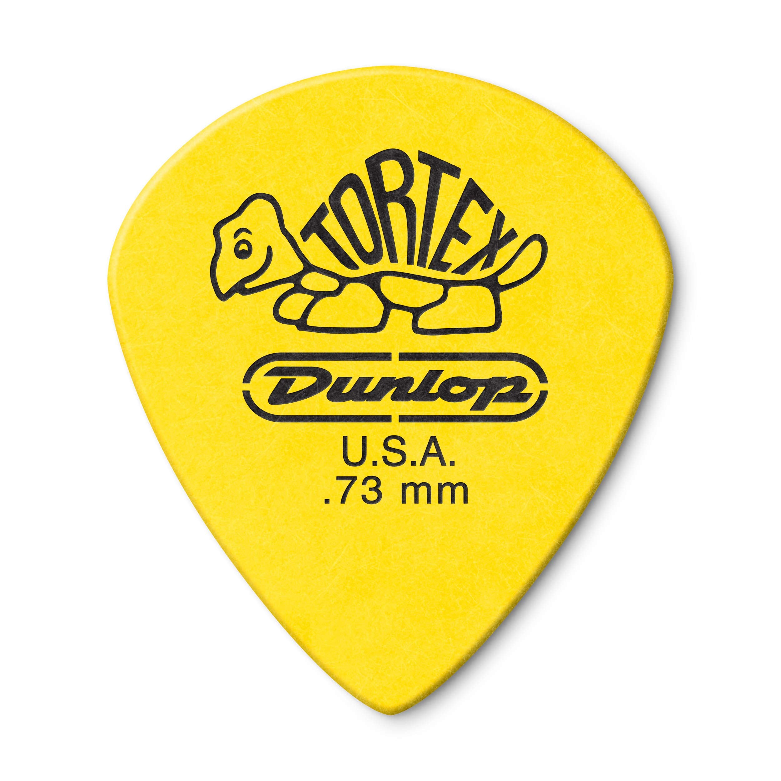 Dunlop 498R.73 Tortex Jazz Iii Xl, Yellow, .73Mm, 72/Bag