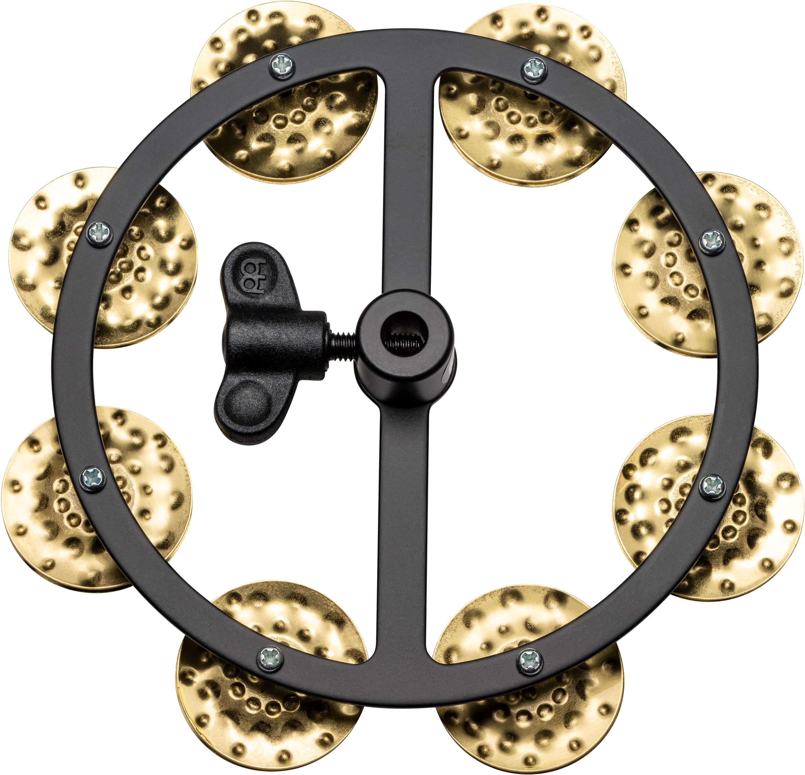 Meinl Percussion Headliner Series Hihat Tambourine Jingle Effect, Hammered Solid Brass - NOT MADE in CHINA - Mountable on Any Pu