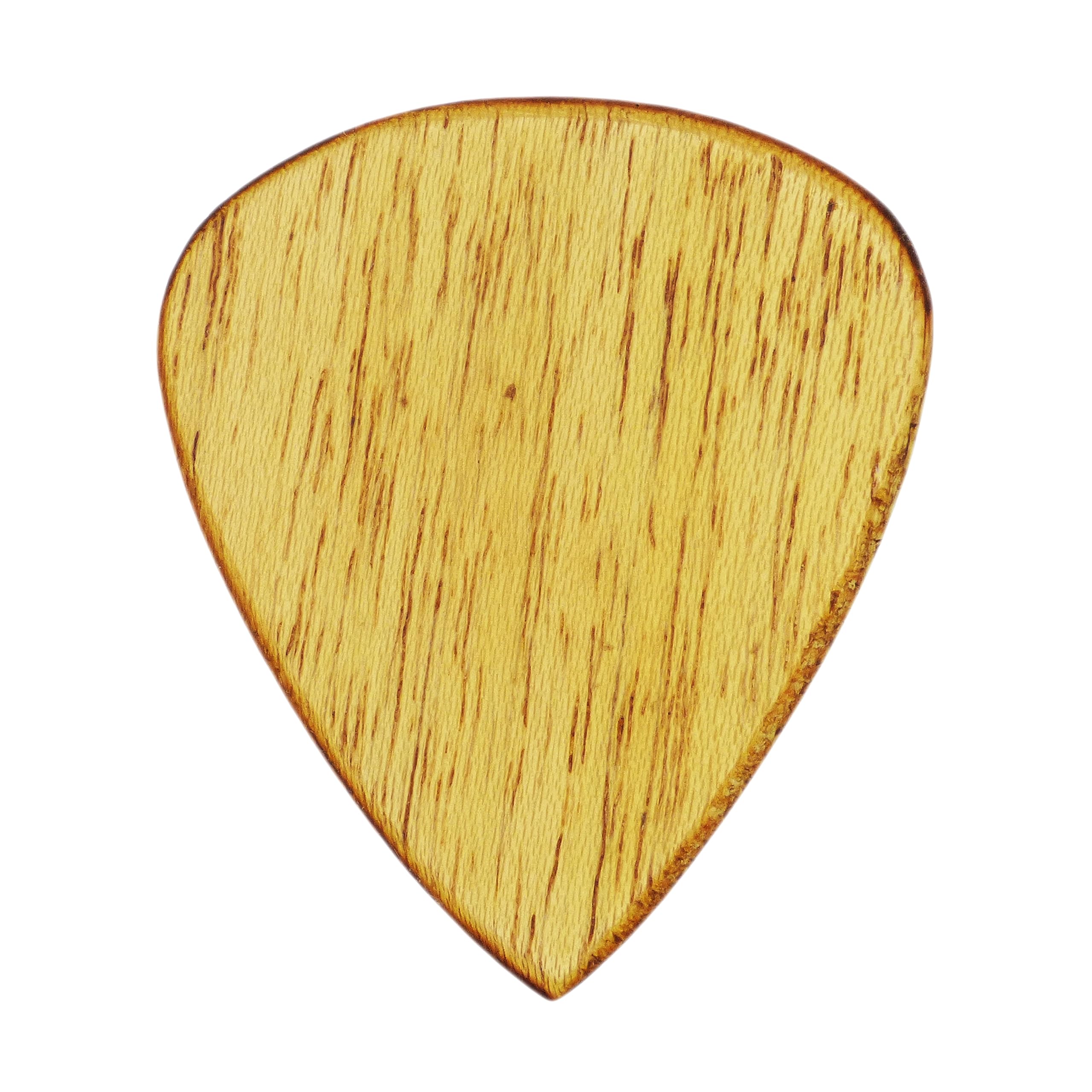 Mulberry Wood Guitar Or Bass Pick - 1.5 Mm Heavy Gauge - 351 Shape - Natural Finish Handmade Specialty Exotic Plectrum - 3 Pack
