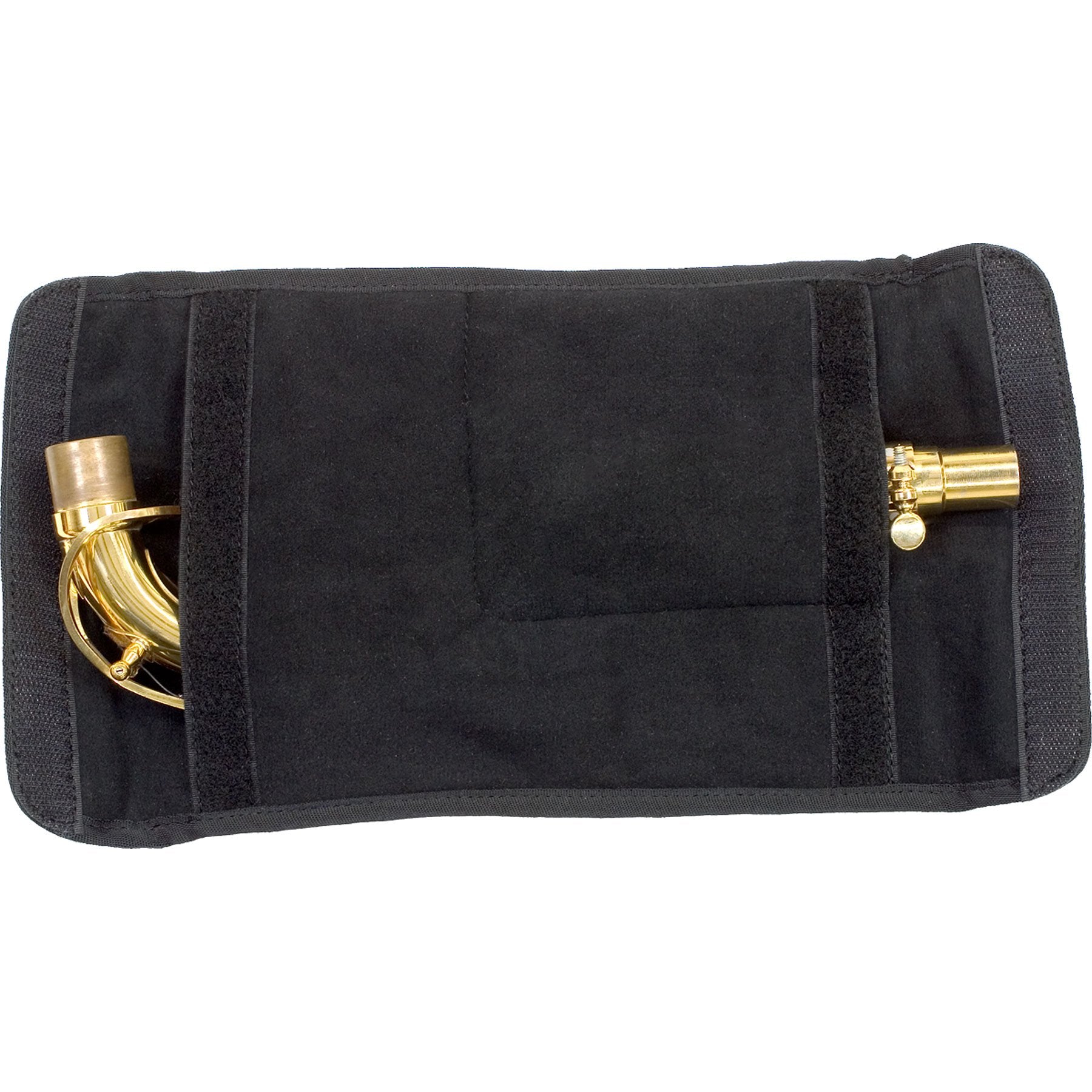 Protec A303 Alto / Tenor Sax Neck and Mouthpiece In-Bell Pouch,Black