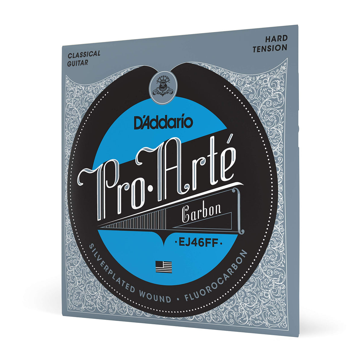 Daddario Guitar Strings - Pro-Arte Classical Guitar Strings - Ej46Ff Carbon Strings - Silver Plated Wrap, Composite Dynacore, Ca