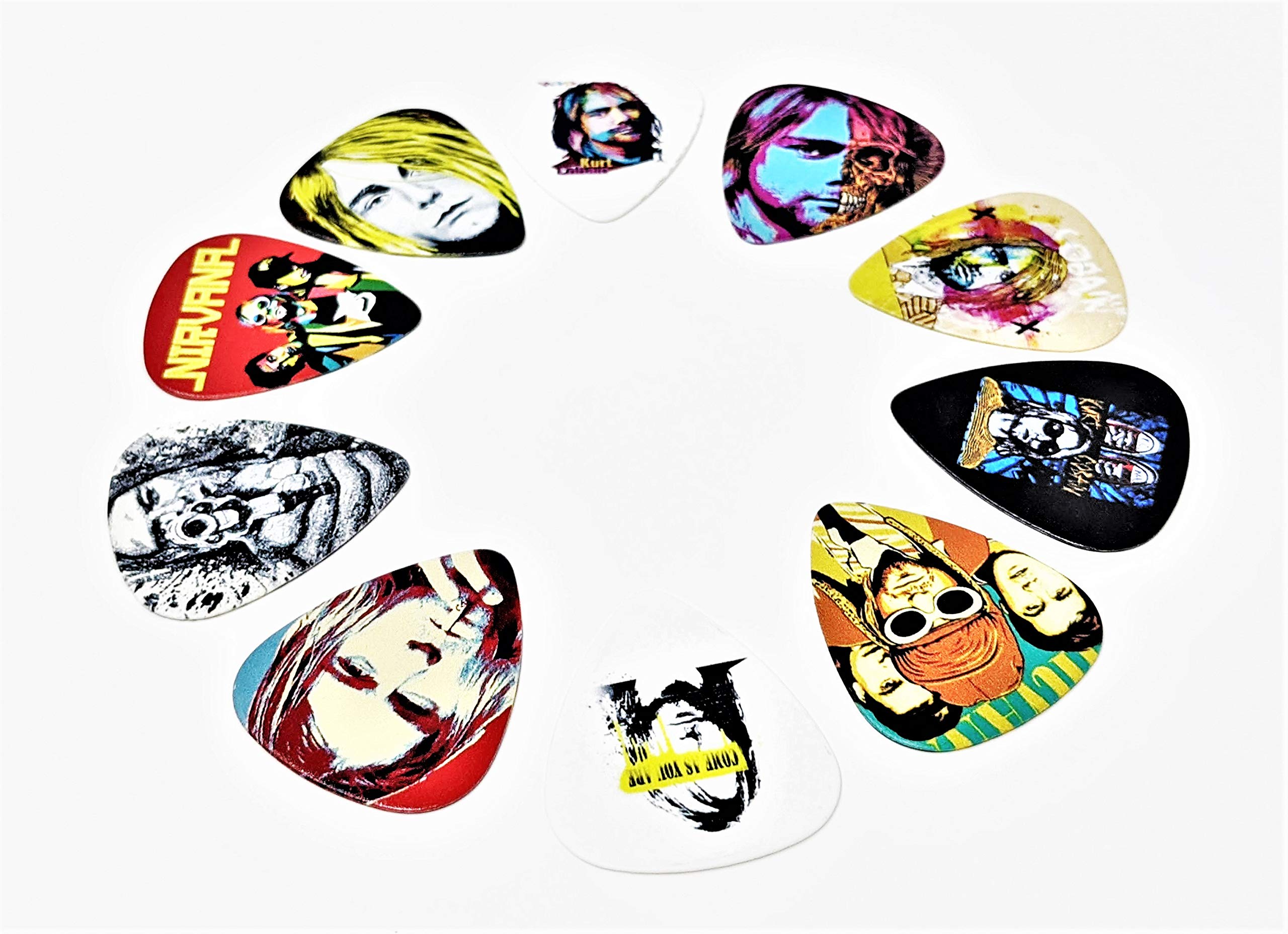 Nirvana | Kurt Cobain Guitar Picks (10 picks in a pack)