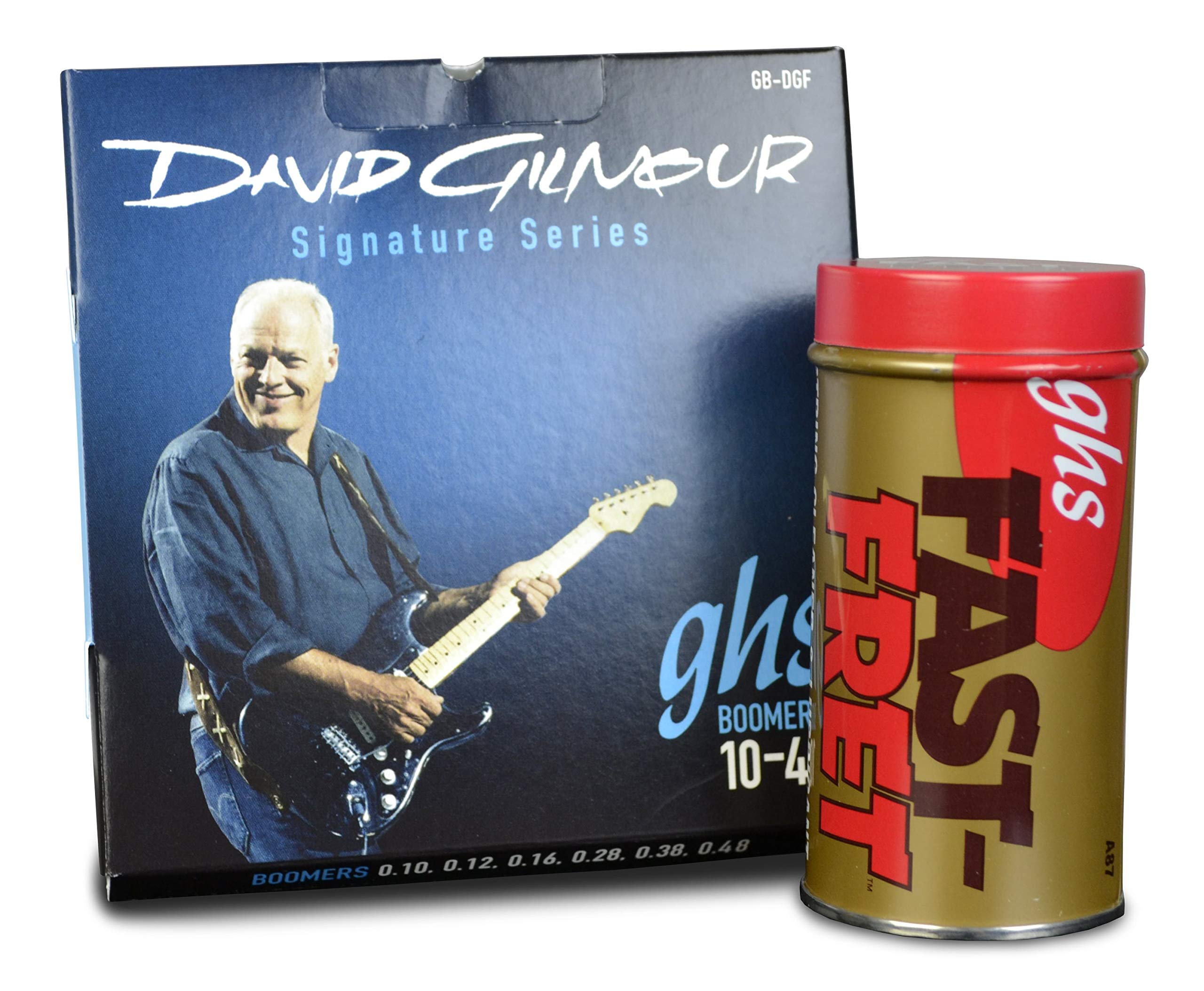 Ghs Fast Fret Bundle With David Gilmour Boomers Blue 10-48