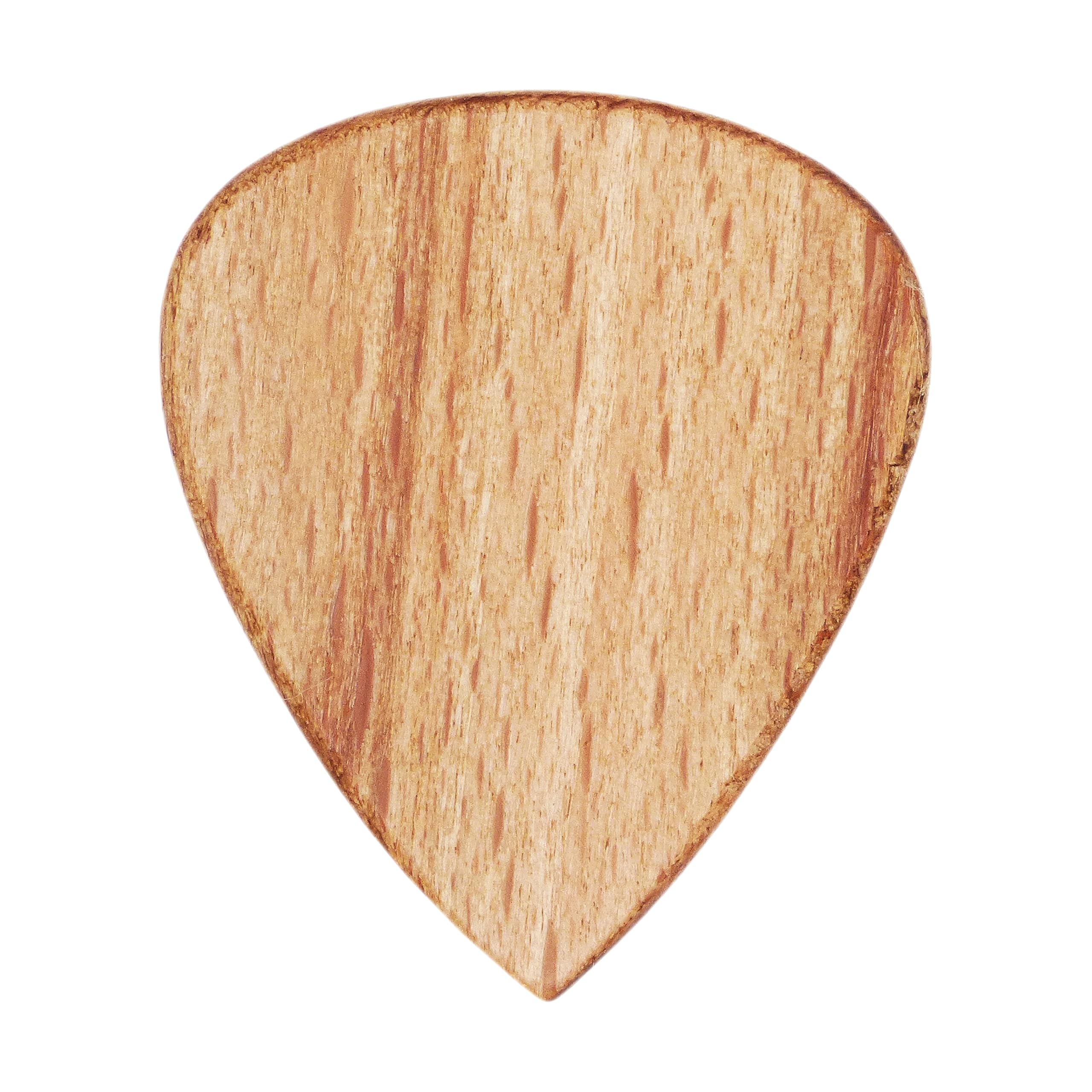 Light Steamed Beech Wood Guitar Or Bass Pick - 1.5 Mm Heavy Gauge - 351 Shape - Natural Finish Handmade Specialty Exotic Plectru