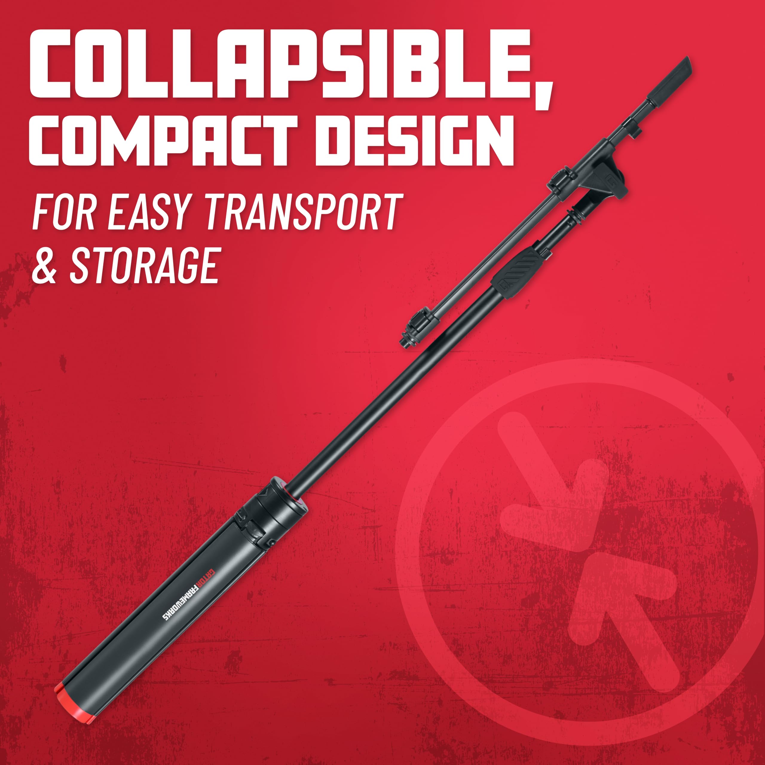 Gator Cases GFW-ID-MIC Frameworks ID Series Tripod Microphone Stand with Boom Arm