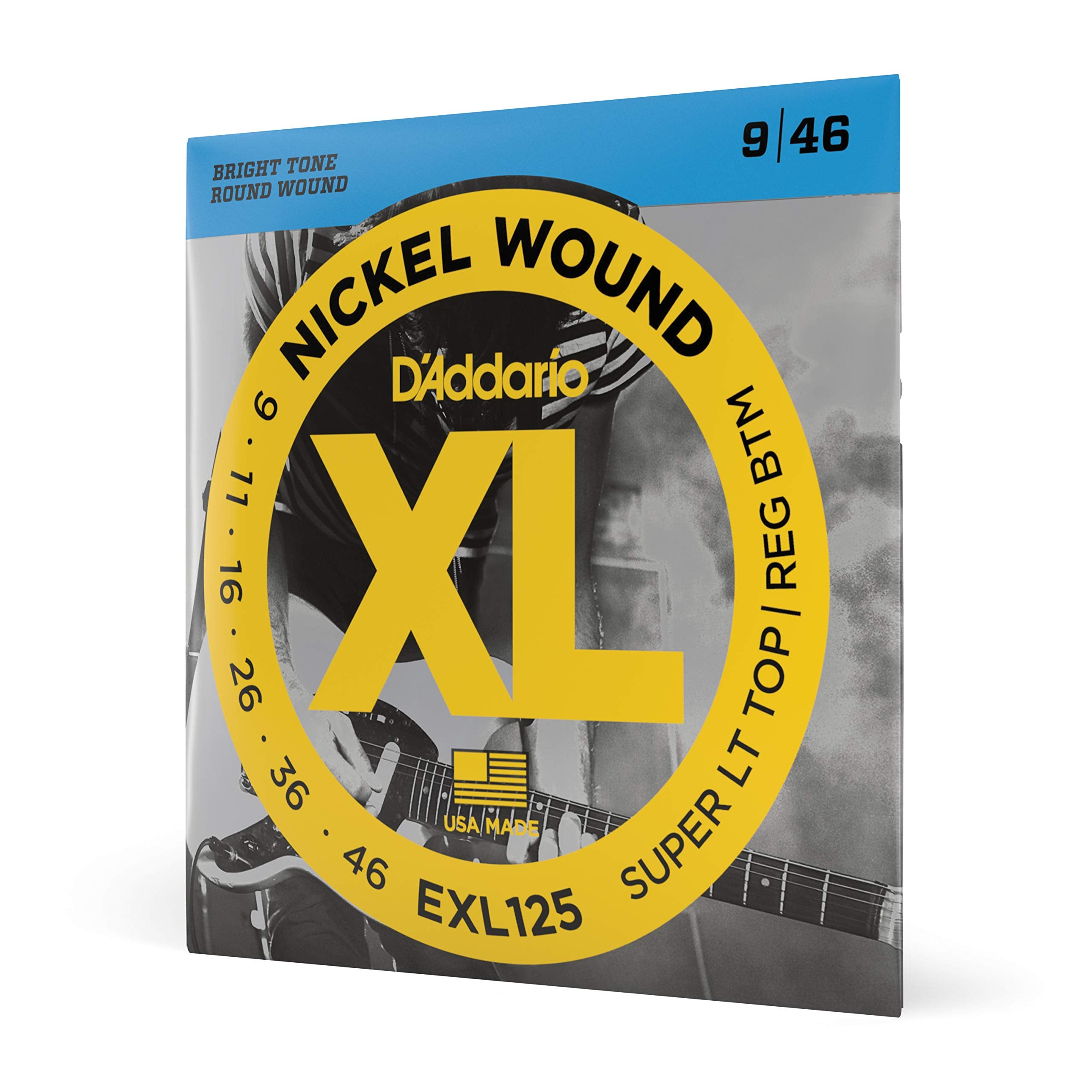 Daddario Guitar Strings - Xl Nickel Electric Guitar Strings - Exl125 - Perfect Intonation, Consistent Feel, Reliable Durability