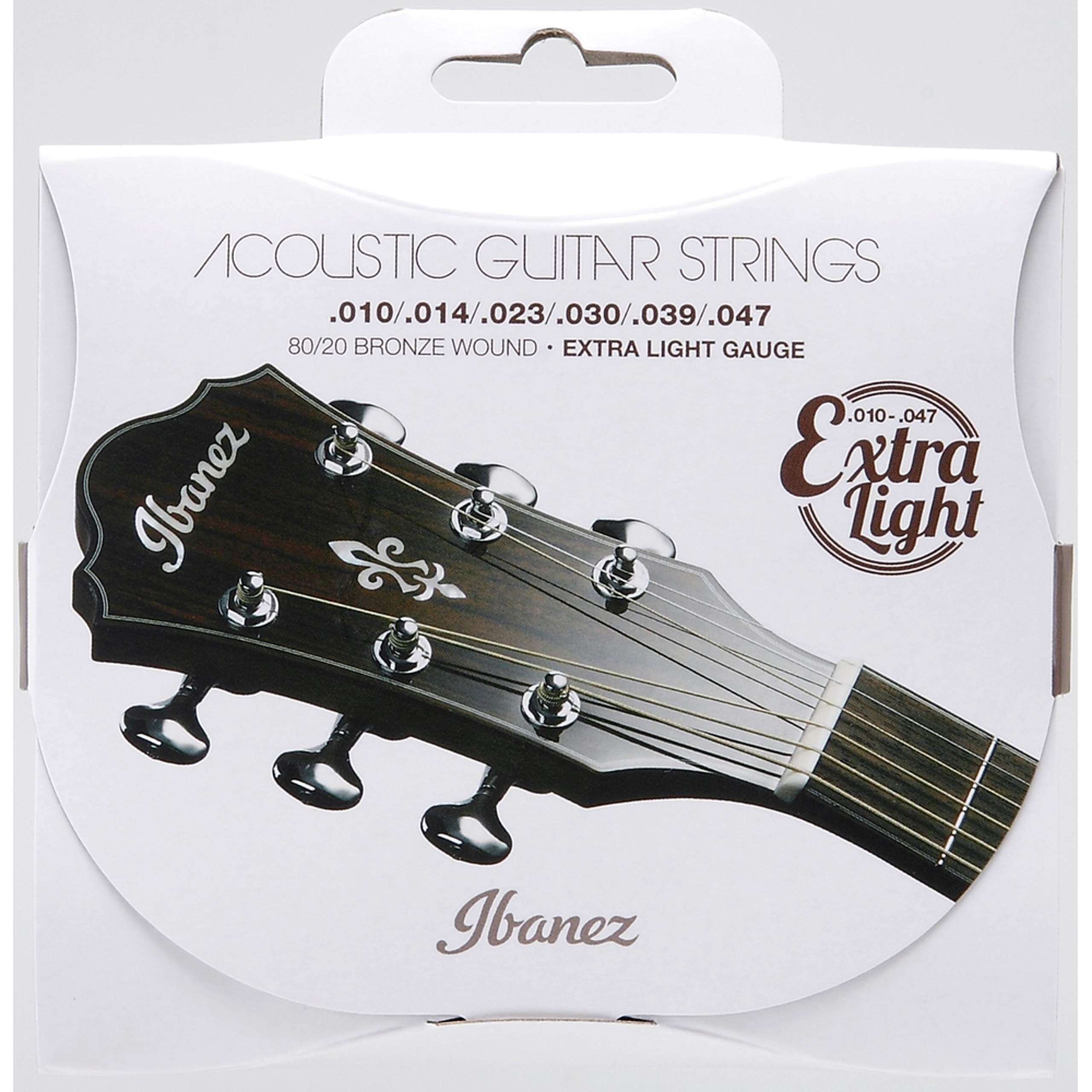 Ibanez Acoustic Guitar Strings 80/20 Bronze .010-.047 Iacs61C