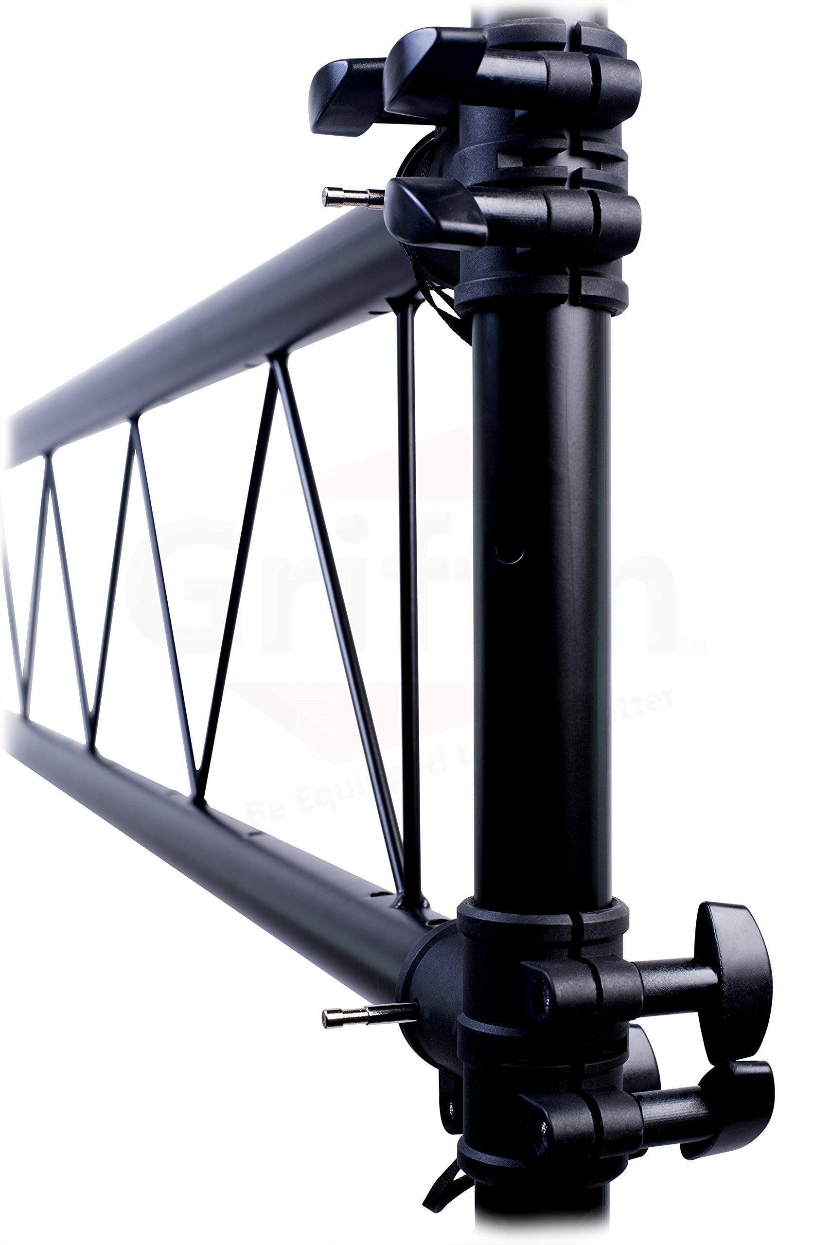 Light Truss Stand System by GRIFFIN | I-Beam Trussing Set & DJ Booth Platform Kit | Hanging Mount Lighting Package for Music Gea