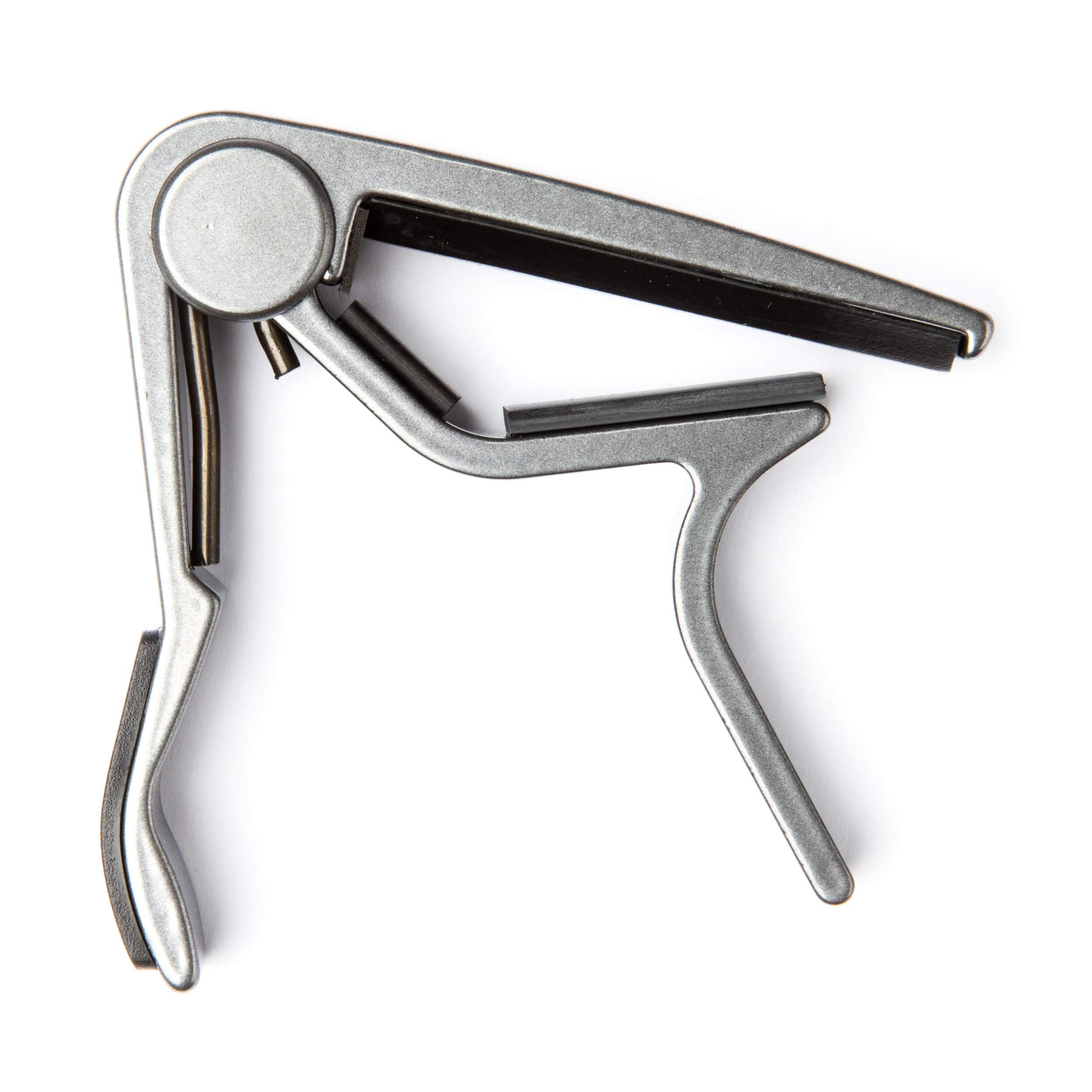 Dunlop 84Fs Trigger Capo, Flat, Smoked Chrome