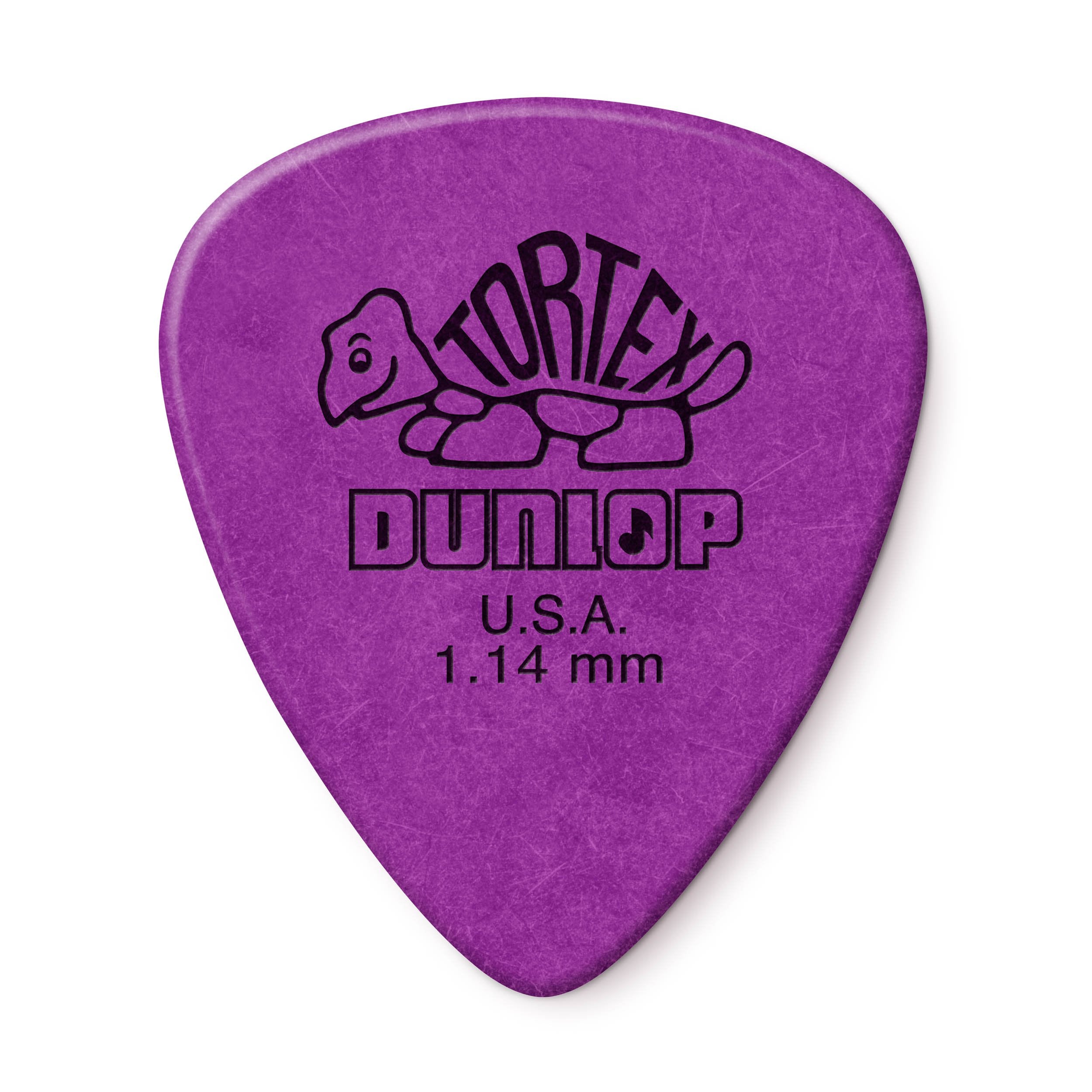 Dunlop Tortex Standard 1.14Mm Purple Guitar Pick, 72 Pack