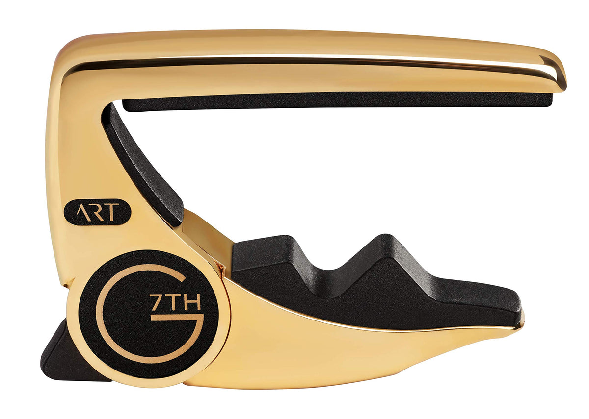 G7Th Performance 3 Capo With Art (Steel String 18Kt Gold Plate)