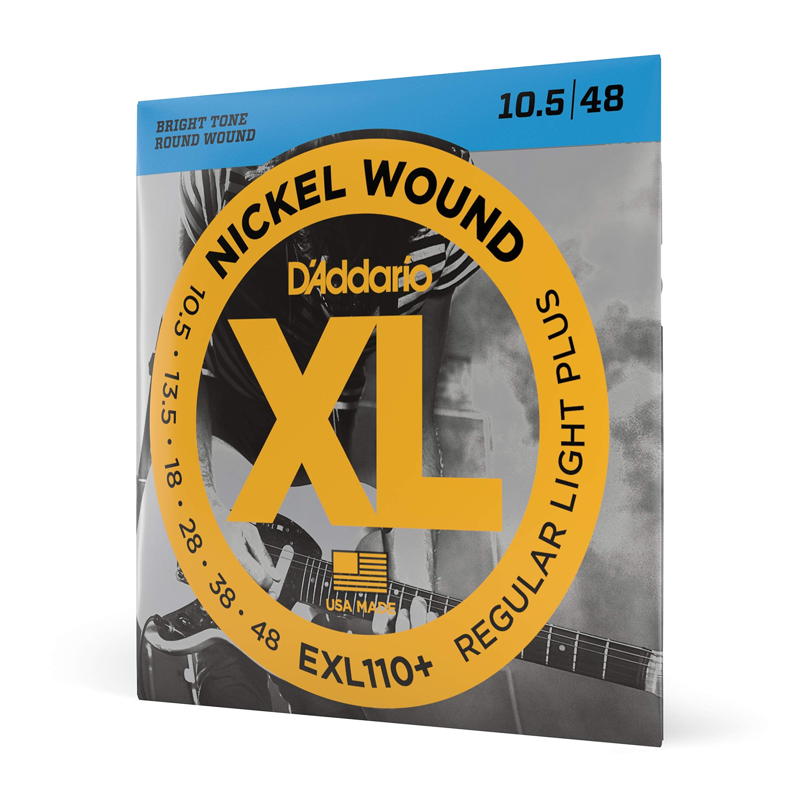 D'Addario Guitar Strings - Xl Nickel Electric Guitar Strings - Exl110+ - Perfect Intonation, Consistent Feel, Reliable Durabilit