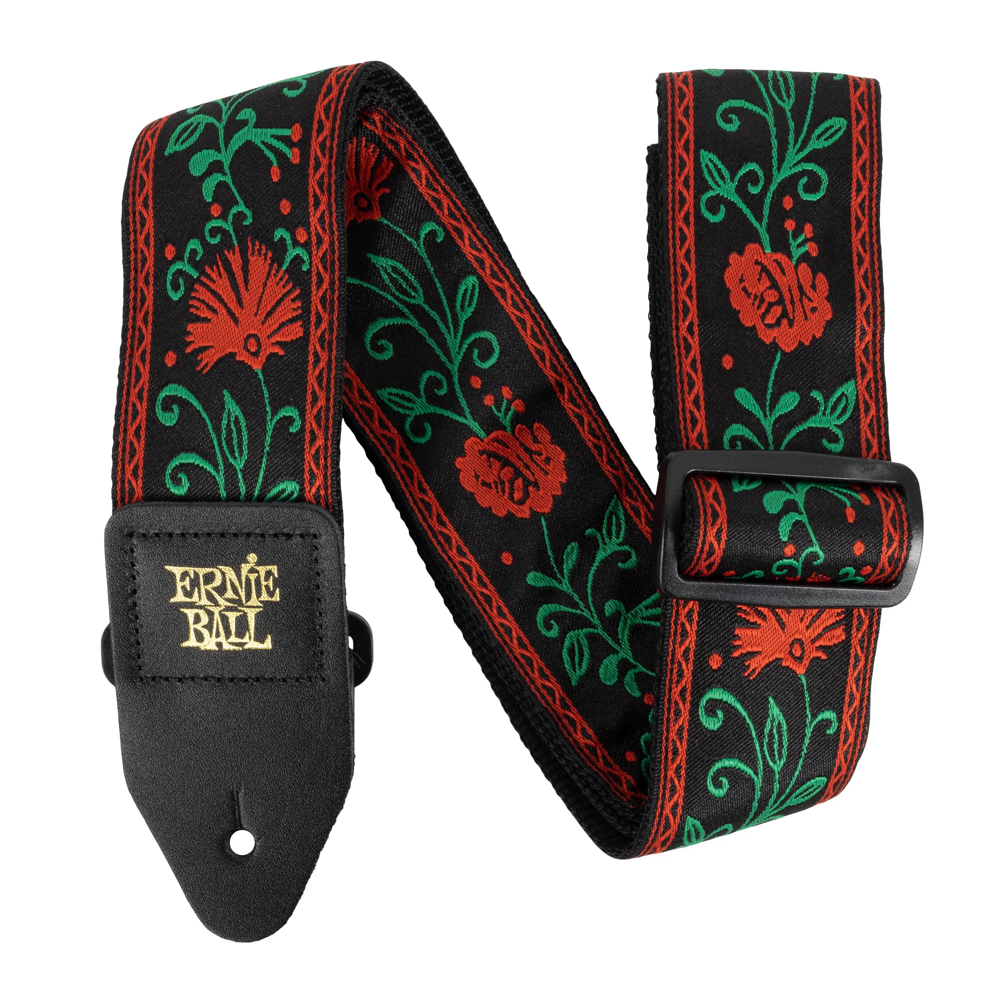 Ernie Ball Classic Jacquard Guitar/Bass Strap - Western Rose