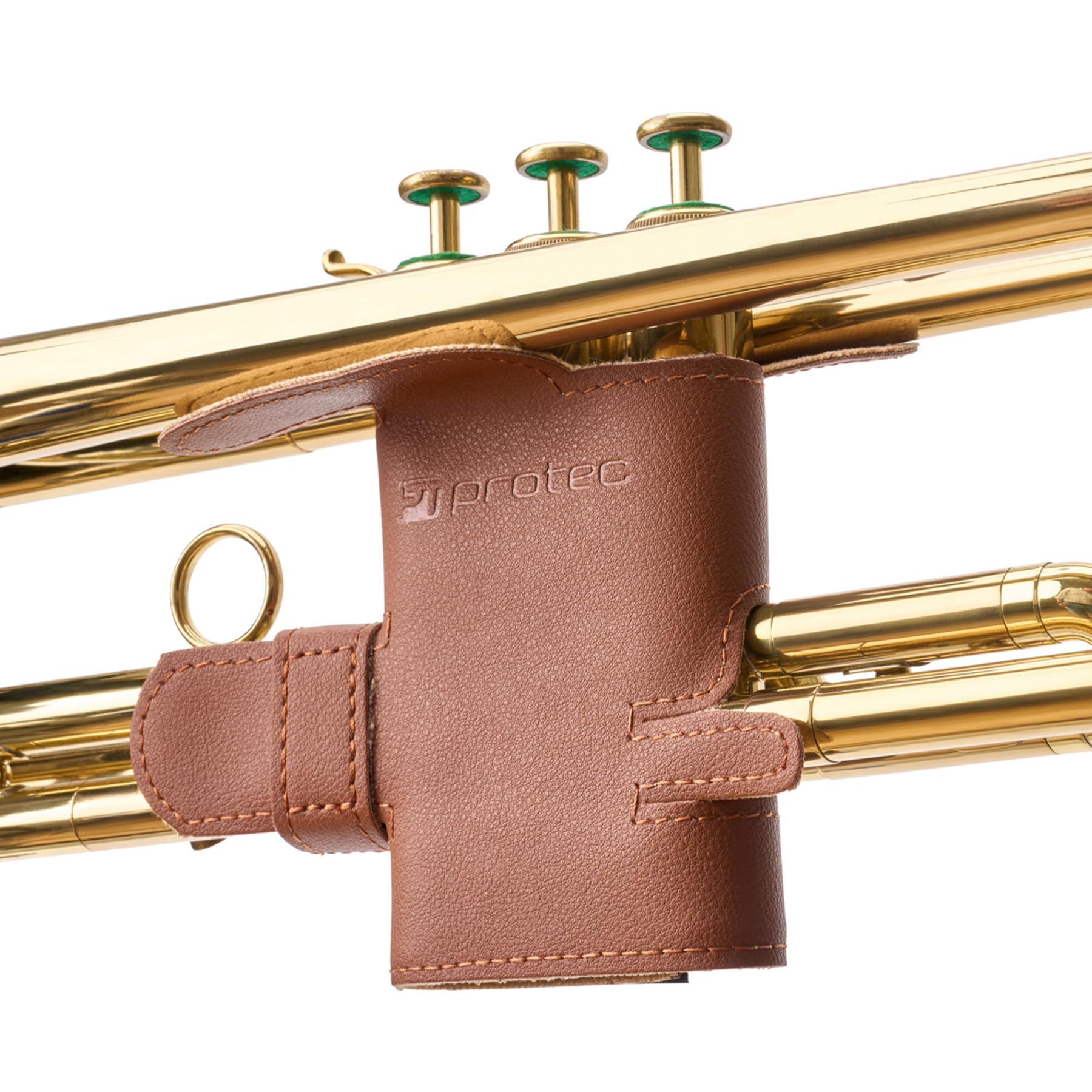 Protec Leatherette Trumpet Valve Guard (6-Point), Cocoa, Model VL226SPCC