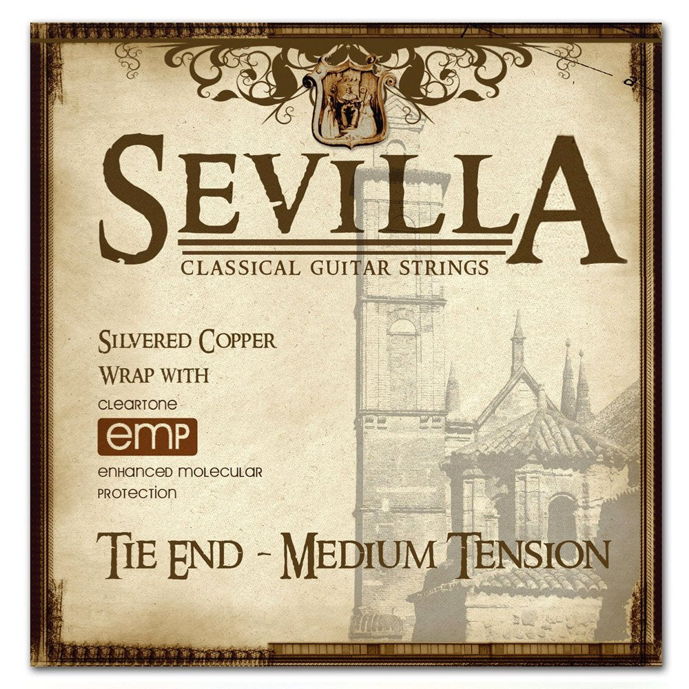 Sevilla Treated Classical Guitar Strings (Medium Tension Tie End)