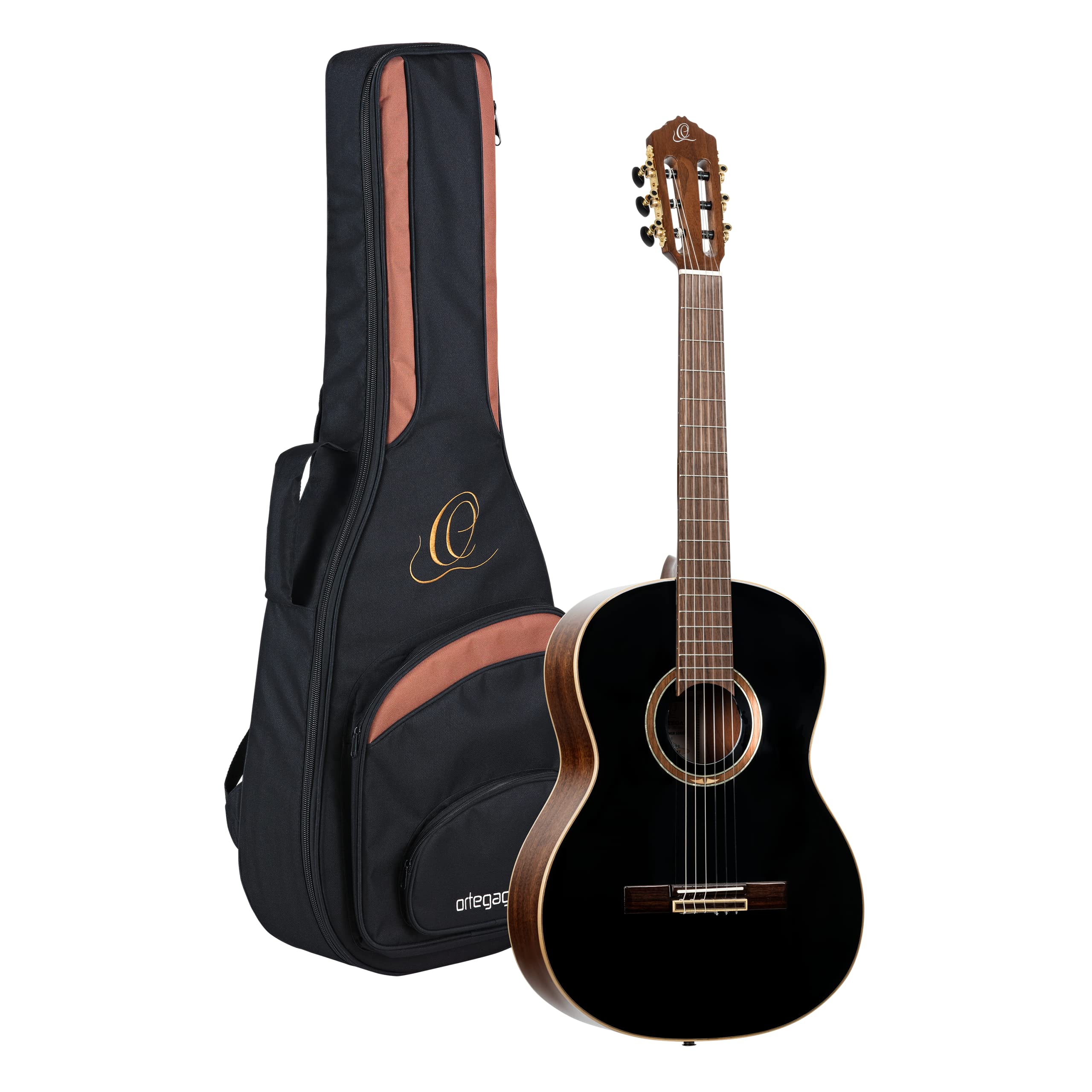 Performer Series Solid Top Slim Neck Acoustic-Electric Nylon Classical Guitar with Bag