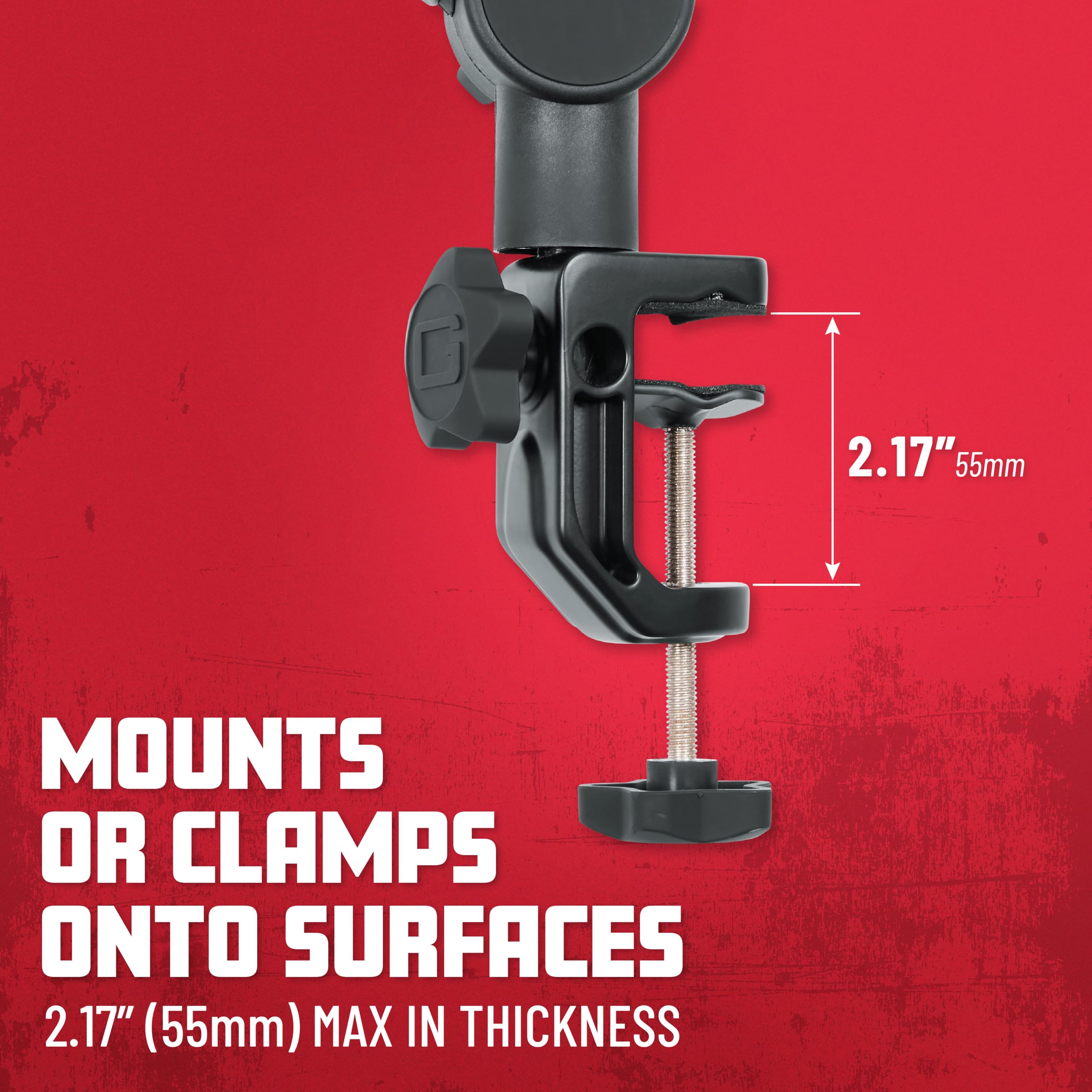 Gator Frameworks Professional Desktop Broadcast/Podcast Microphone Boom Stand with On-Air Indicator Light (GFWMICBCBM4000)