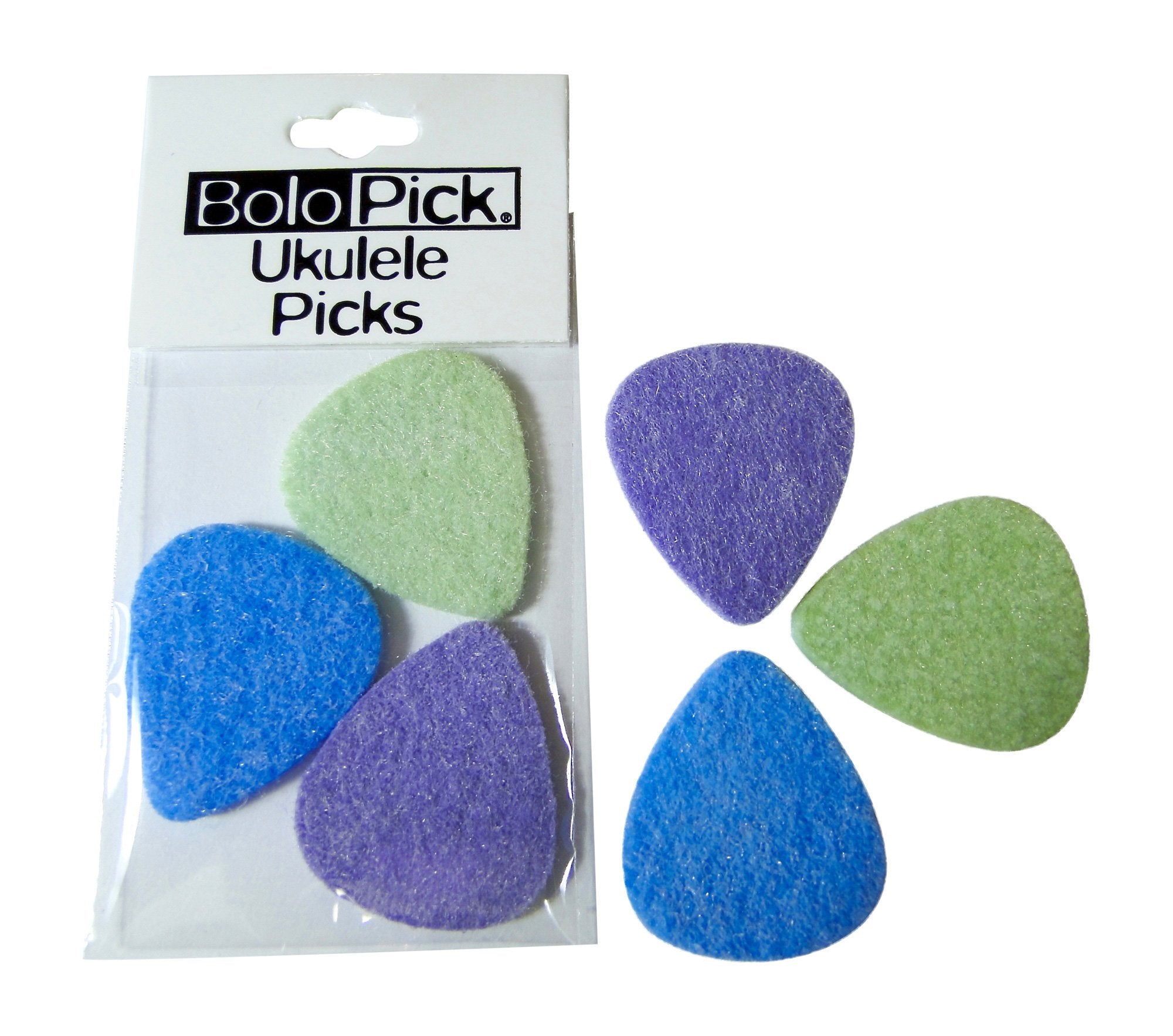 Bolopick Felt Picks For Ukulele 6 Pack (An Original Recipe)