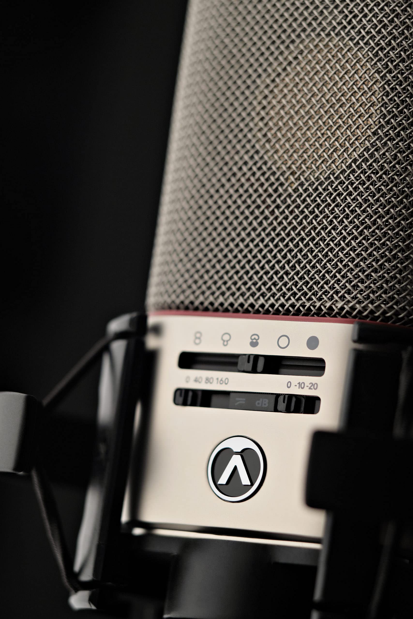 Austrian Audio OC818-STUDIO-SET, OC18 Microphone, Spider Mount, Mic Clip, Windshield, Case