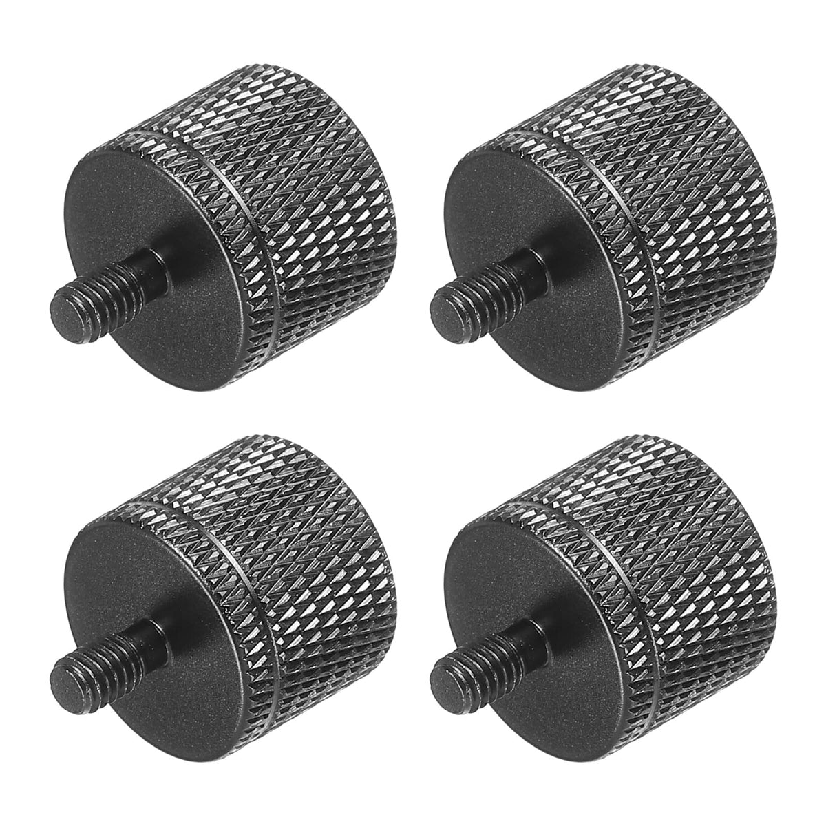 Patikil Mic Stand Adapter M4 Male To 1/4 Female Thread Tripod Screw Adapter Double Sides Camera Screw For Microphone Tripod Stan
