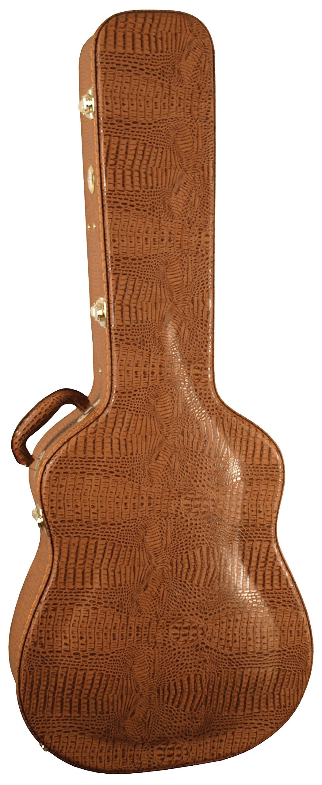 Stone Case Company ST-DAG Alligator Hardshell Fitted Dreadnaught Acoustic Guitar Case