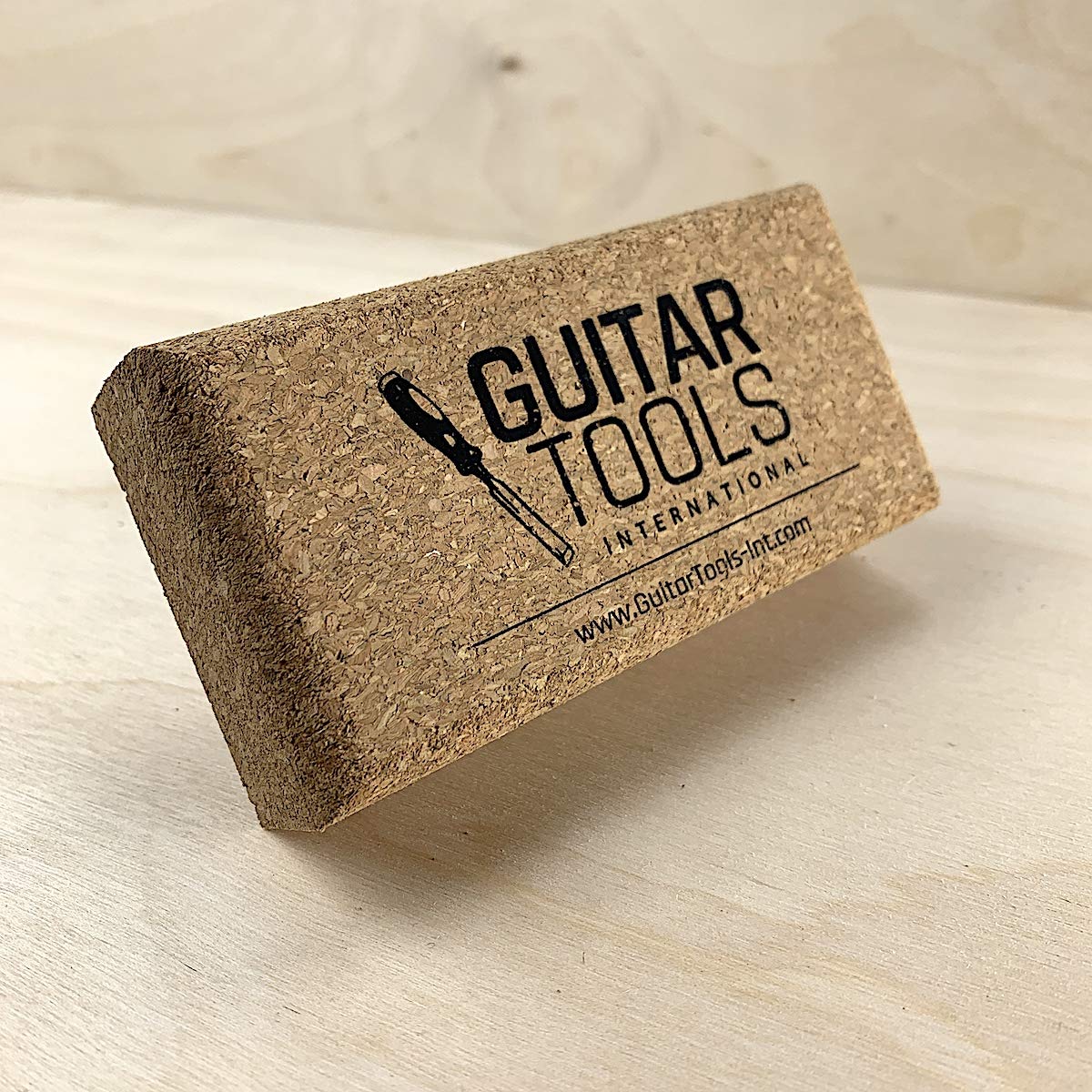 Guitar Tools International Flat Beveled Cork Sanding Block- Guitar Luthiers - Lcbs2