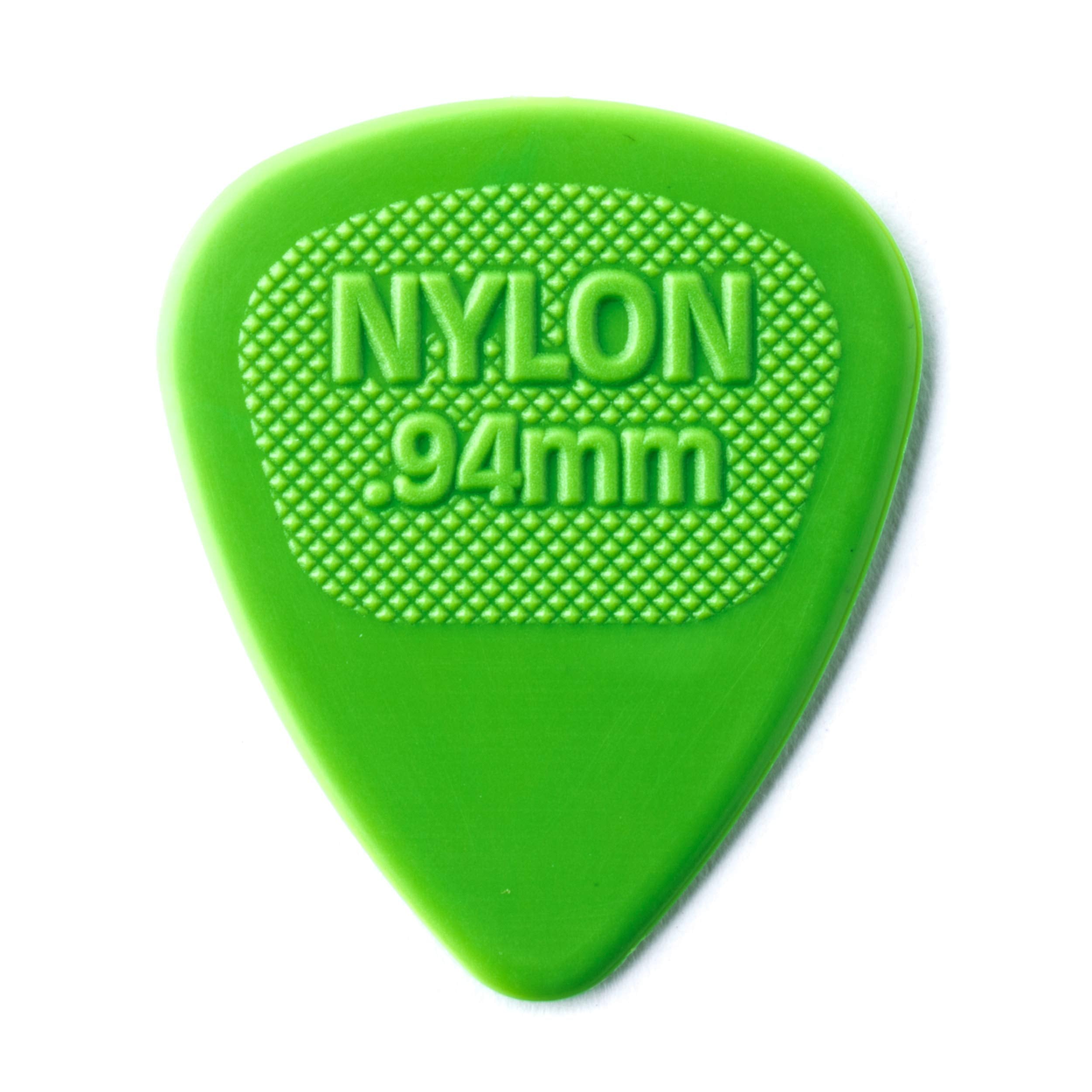 Jim Dunlop Nylon Midi Standard .94Mm Green Guitar Pick - 72 Pack