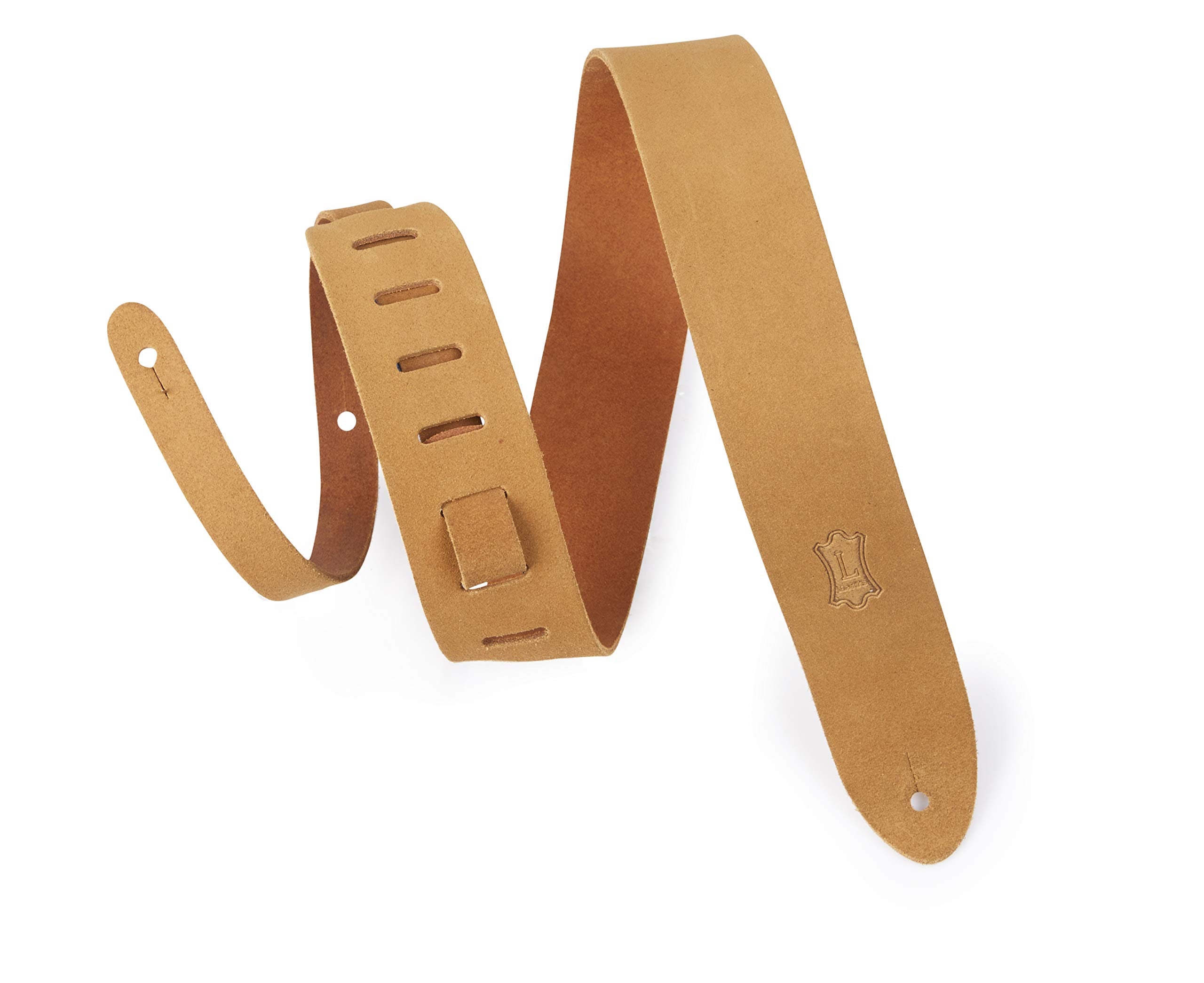 Levy'S Leathers 2'' Suede Leather Guitar Strap; Extra Long - Tan (M12Oh-Xl-V2-Tan)
