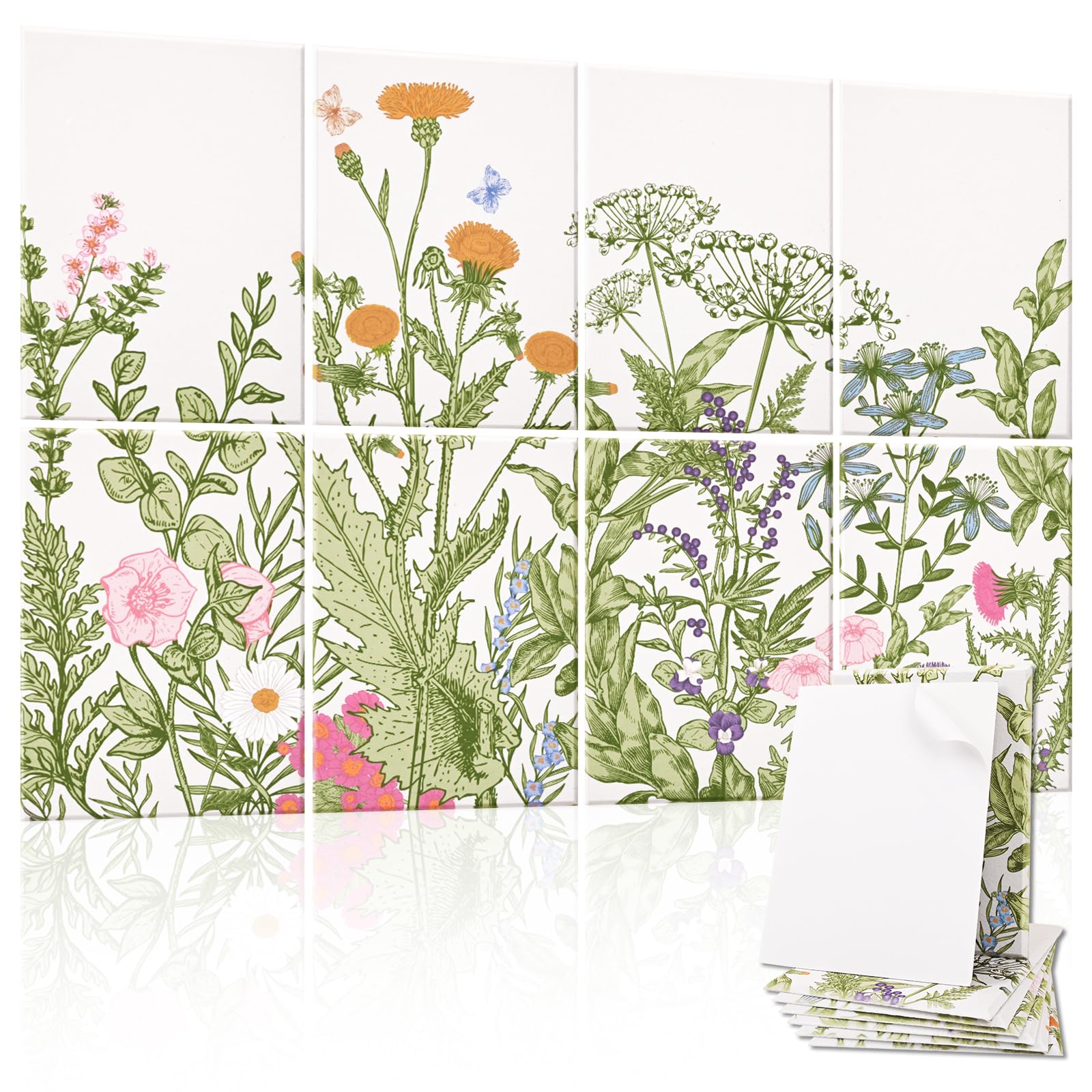Tutmyrea Art Acoustic Panels Soundproof Wall Panels,48X32Inches Sound Absorbing Panels, 8 Pack Acoustical Wall Panel, Decorative
