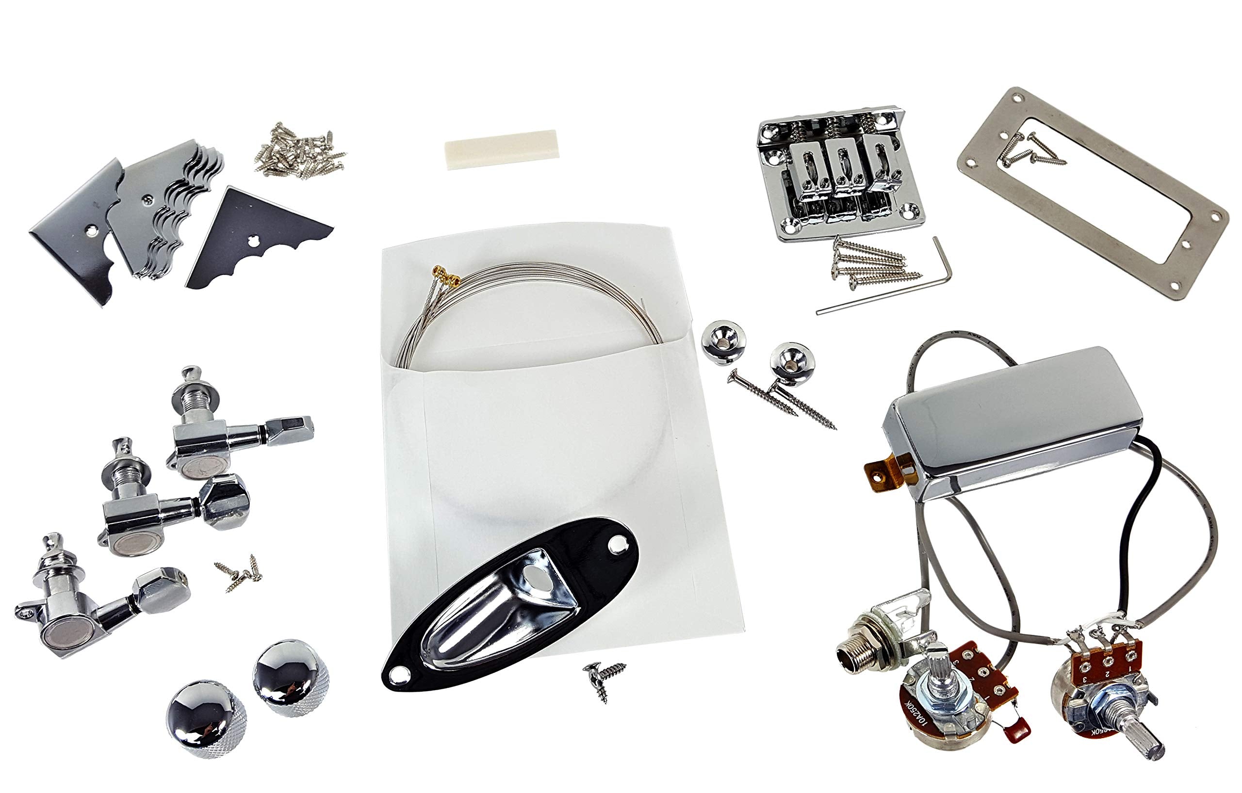 'The Chicago'' Premium Electric 3-String Cigar Box Guitar Kit