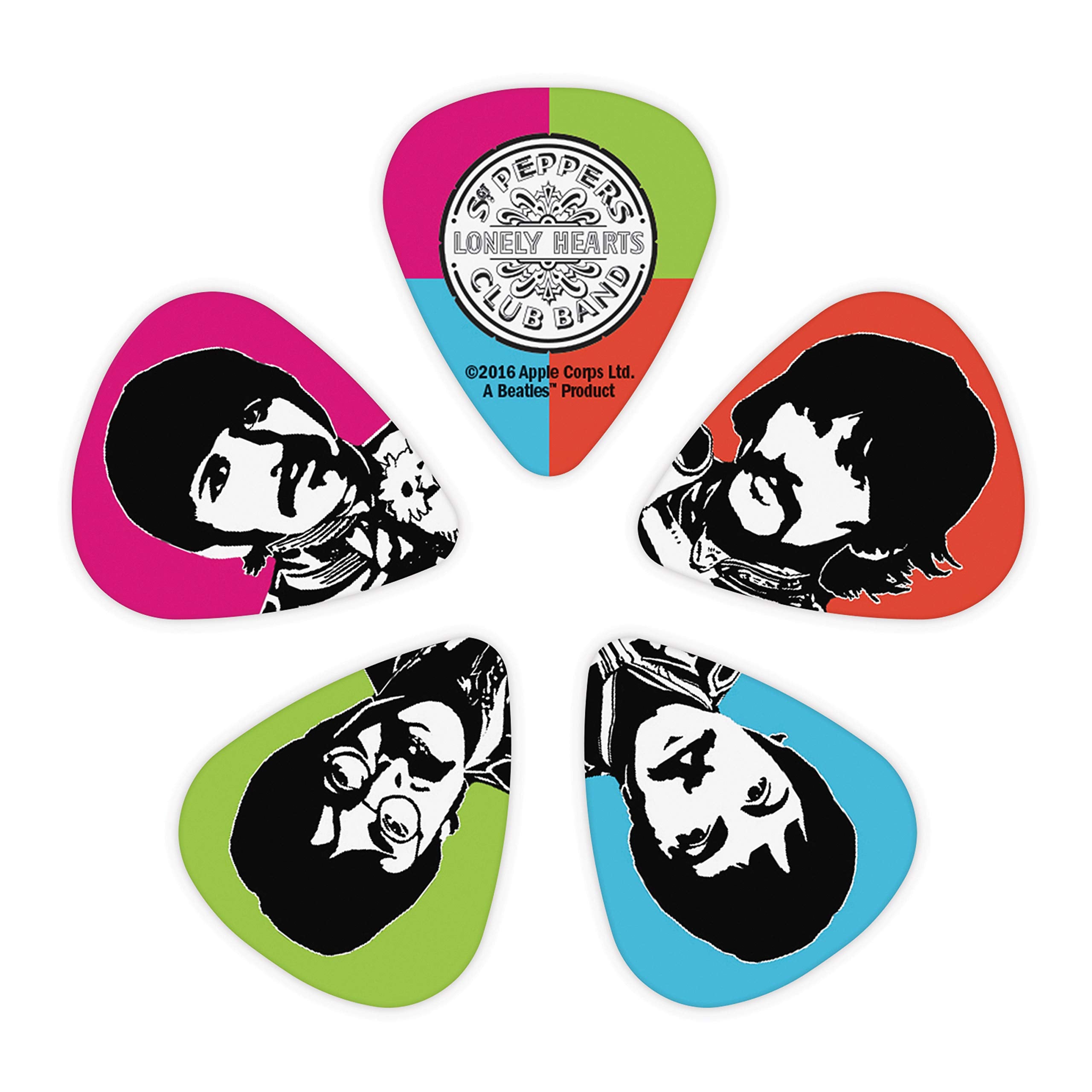 D'Addario Accessories Beatles Guitar Picks - The Beatles Collectable Guitar Picks - Sgt. Pepper's Lonely Hearts Club Band 50th A