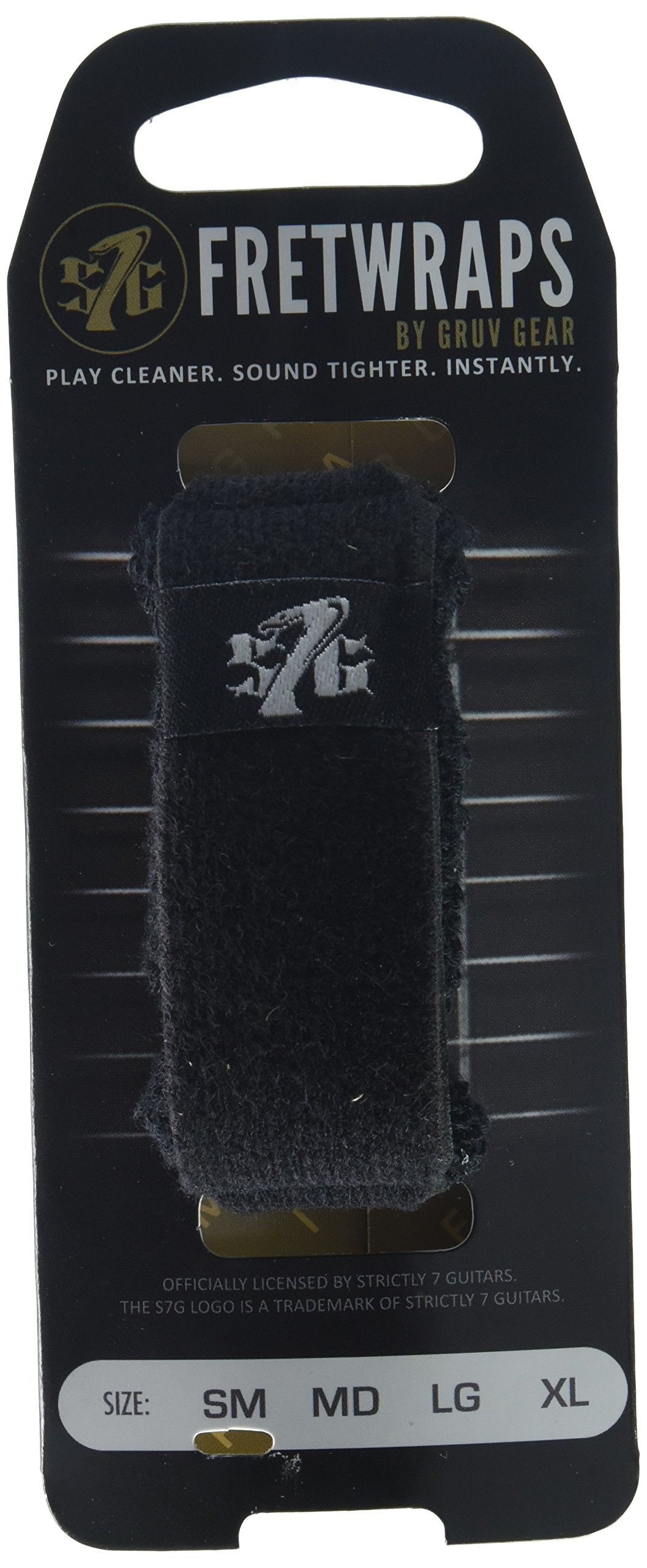 Gruv Gear S7G Fretwraps String Muter 1-Pack (Black, Small) (Fw-1Pk-S7G-Sm)