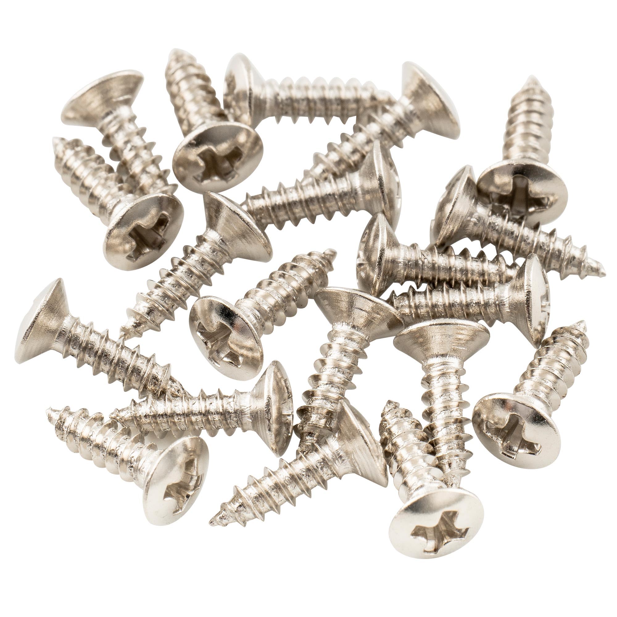 Musiclily Basic 2.5X10Mm Metal Metric Thread Guitar Pickguard Jack Screws Truss Rod Cover Mounting Screws For Epiphone Les Paul