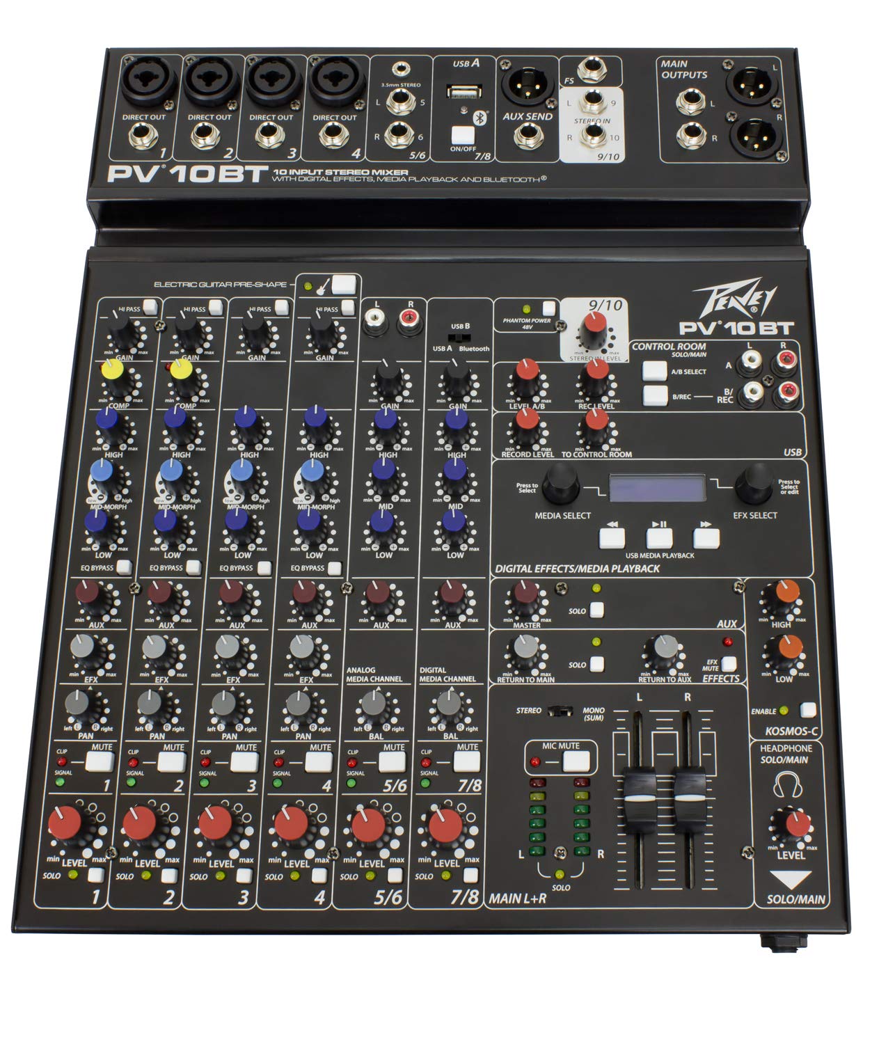 Peavey Pv10Bt Dj Mixer