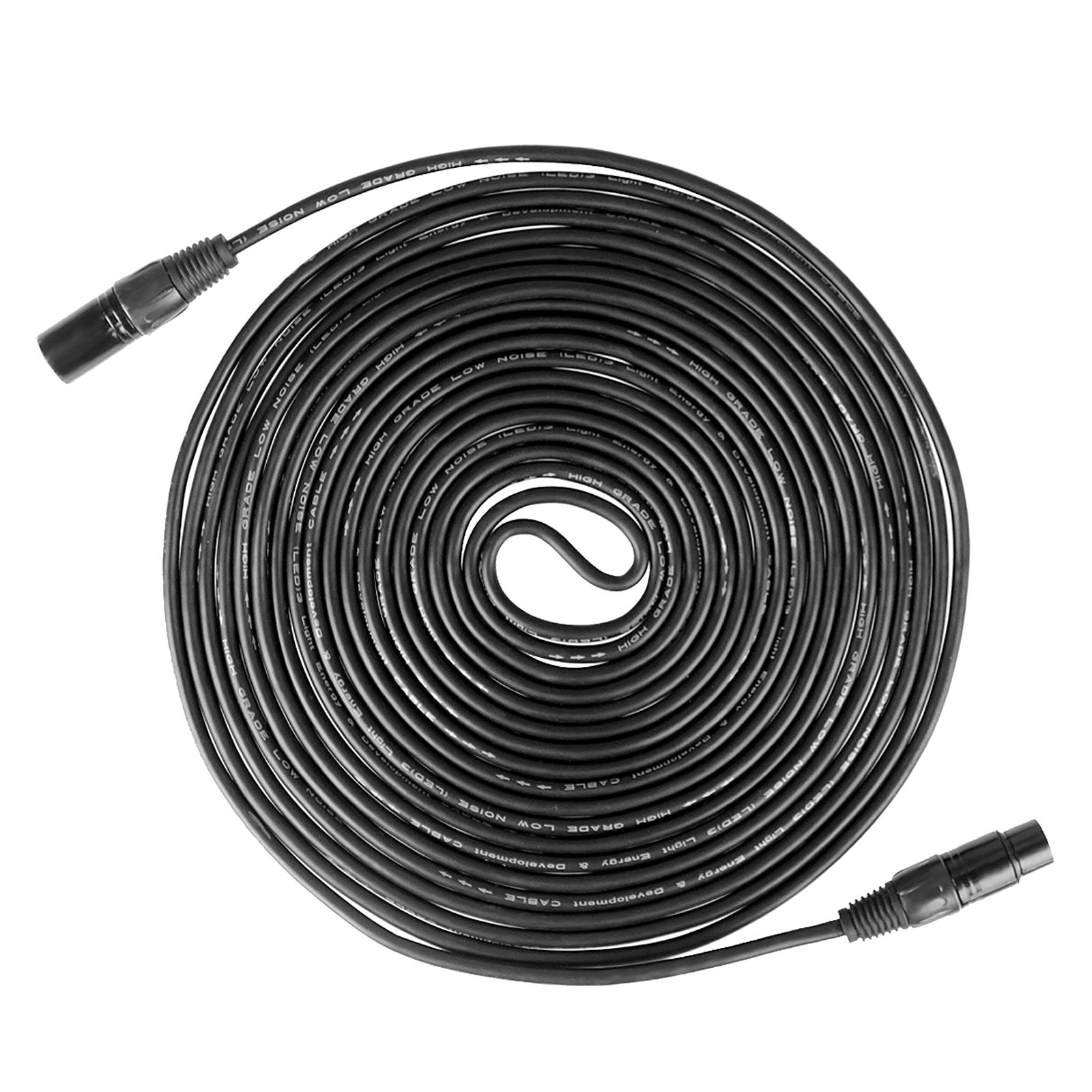 mountain ark 30ft 3 pin DMX Cable Male/Female XLR Connector Stage Lighting Data Signal Wire for Spotlight Par Light Moving Head
