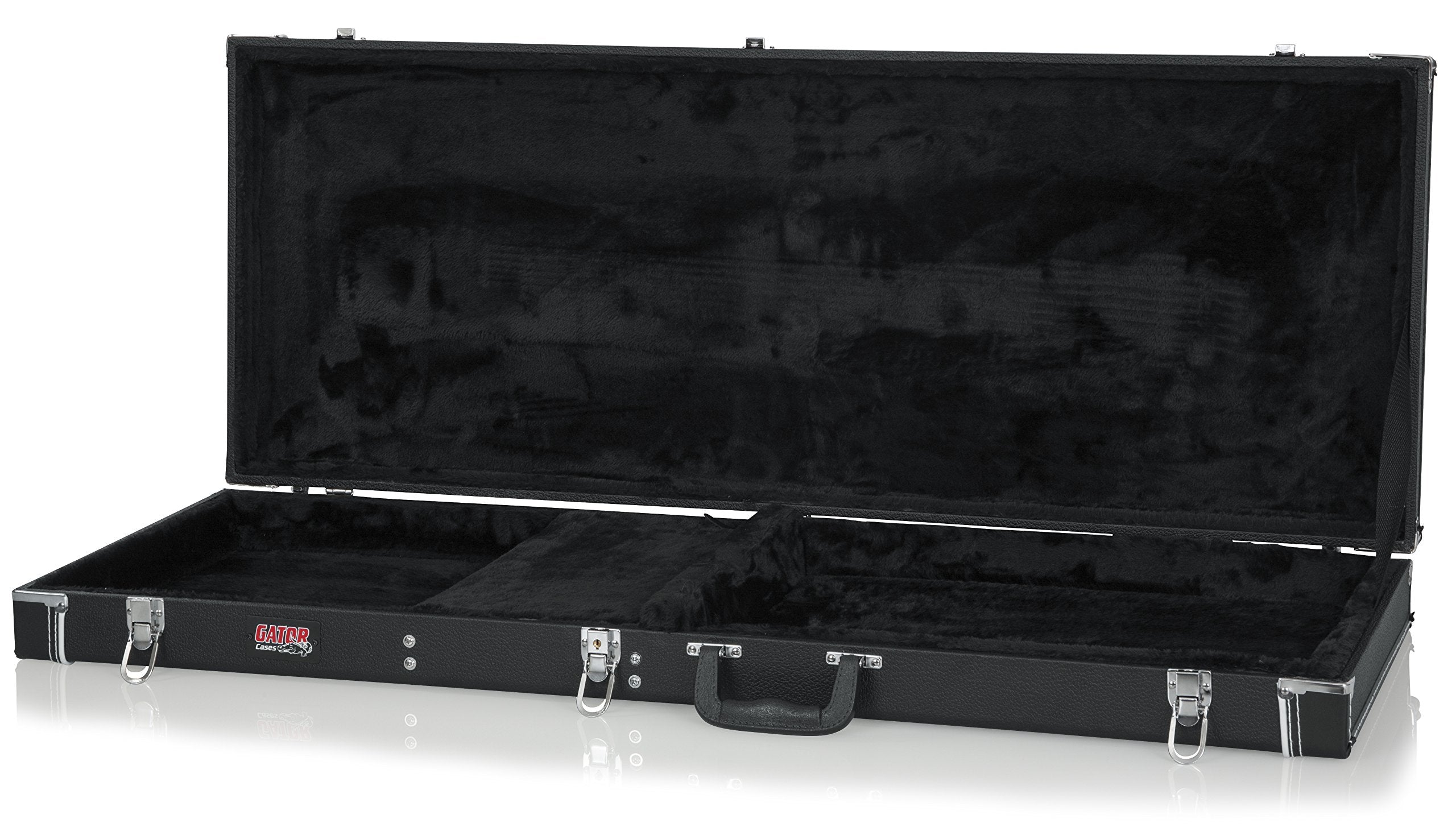 Gator Cases Deluxe Wood Case for Jaguar/Jazzmaster Style Electric Guitars (GW-JAG)